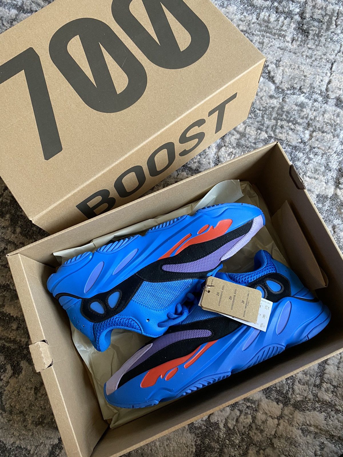 Adidas × Kanye West Adidas Yeezy Boost 700 Hi-Res Blue Size US 10.5 / EU 43-44 - 1 Thumbnail