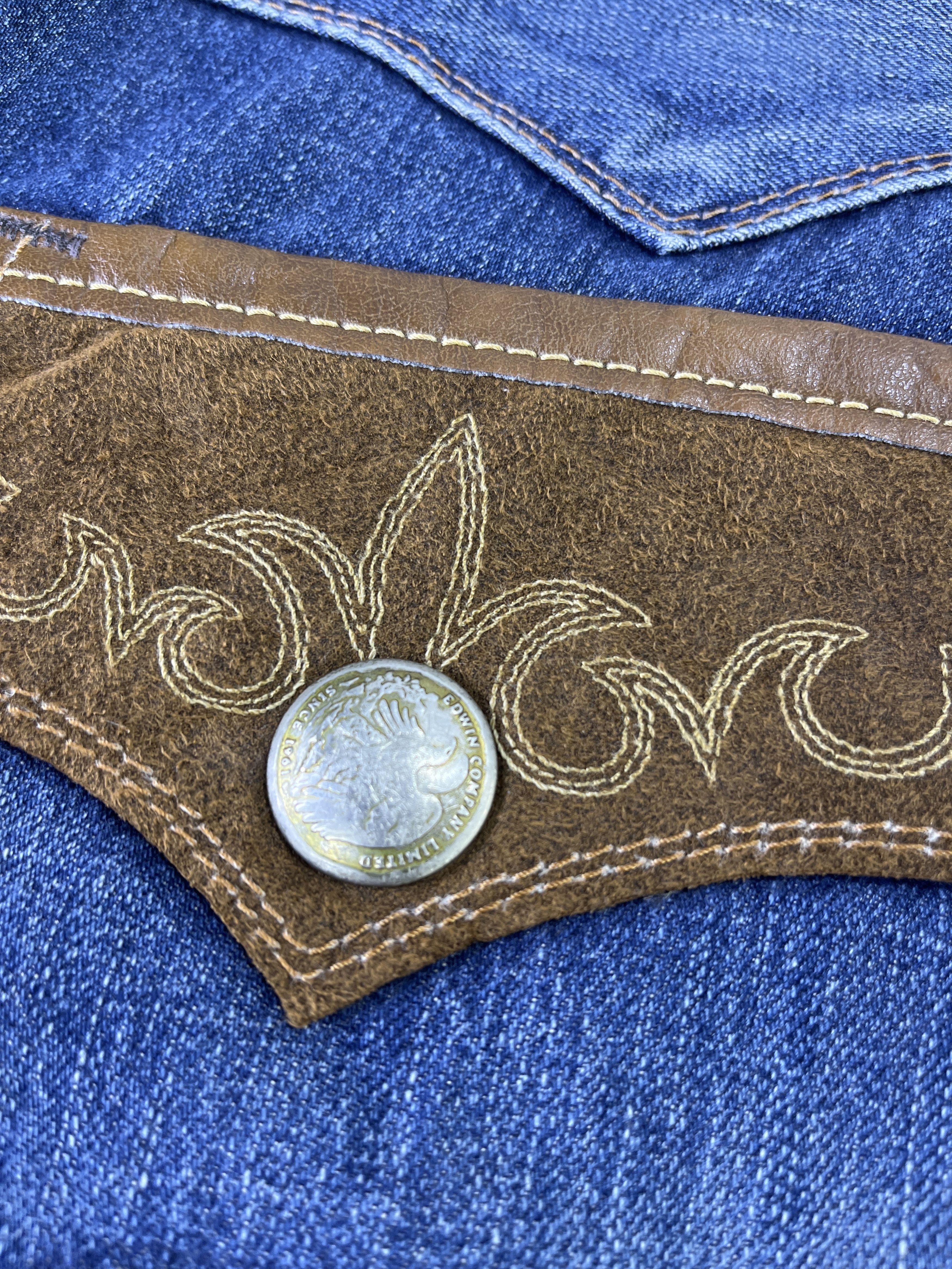 Edwin Edwin 403 Exclusive Vintage Jeans - J867 Size US 34 / EU 50 - 13 Thumbnail