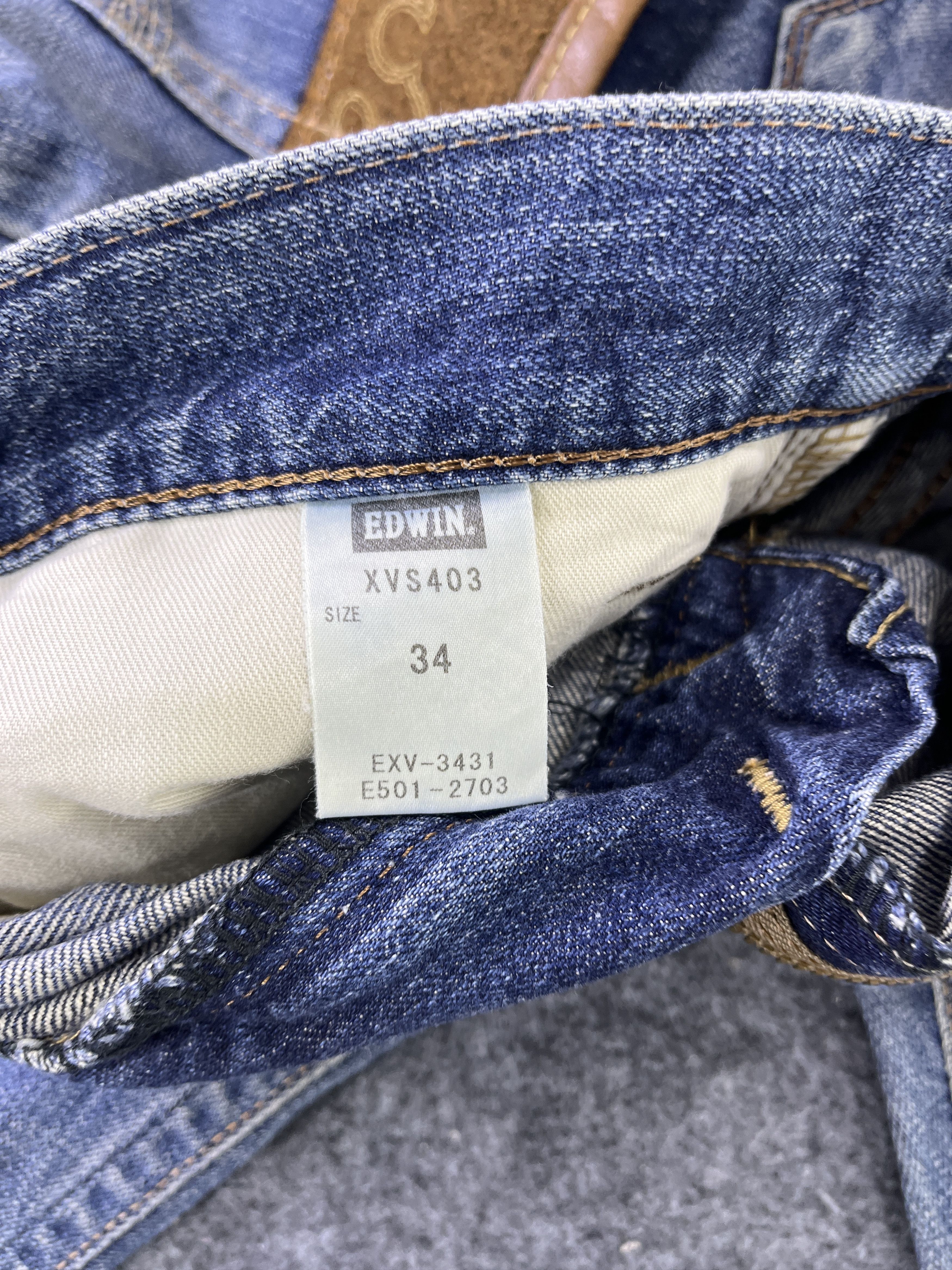 Edwin Edwin 403 Exclusive Vintage Jeans - J867 Size US 34 / EU 50 - 8 Thumbnail