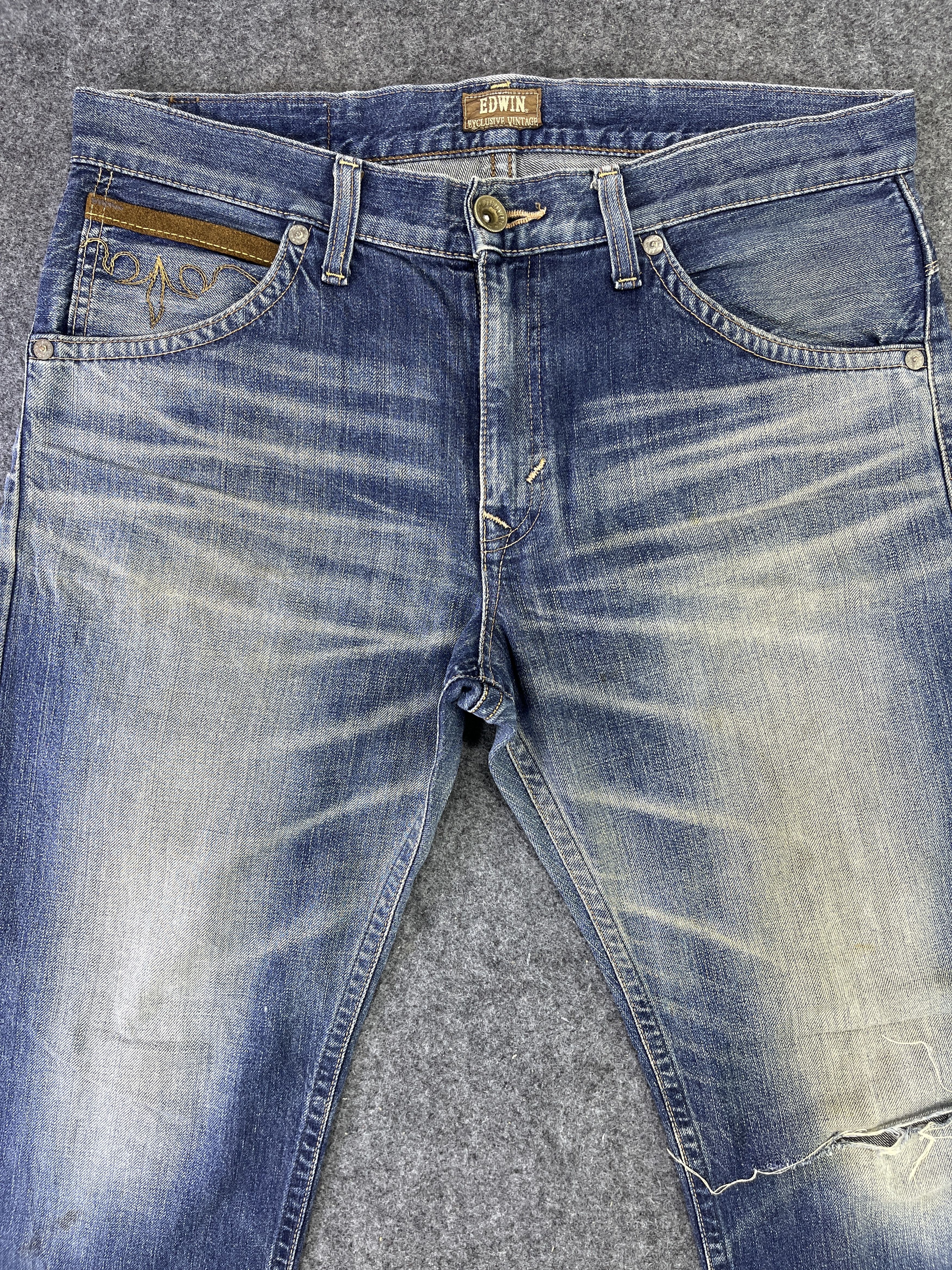 Edwin Edwin 403 Exclusive Vintage Jeans - J867 Size US 34 / EU 50 - 3 Thumbnail
