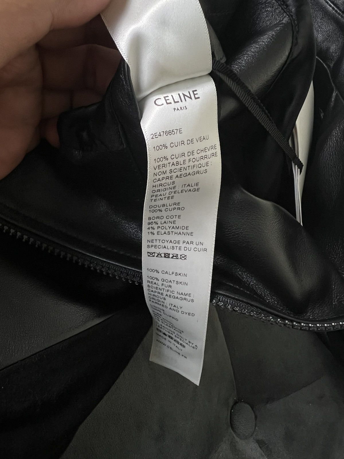 Celine × Hedi Slimane Celine SS20 Runaway Piece Patchwork leather by Hedi Slimane Size US M / EU 48-50 / 2 - 9 Thumbnail