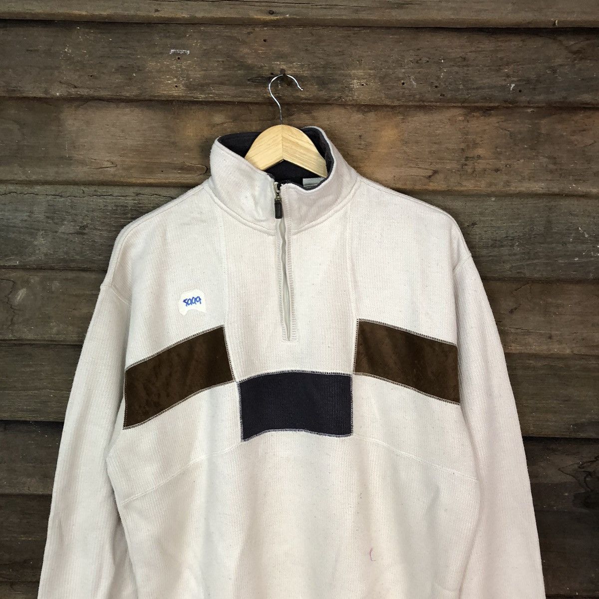 Lindbergh × Vintage Lindbergh vintage Cream Sweatshirt #5999 Size US L / EU 52-54 / 3 - 2 Thumbnail