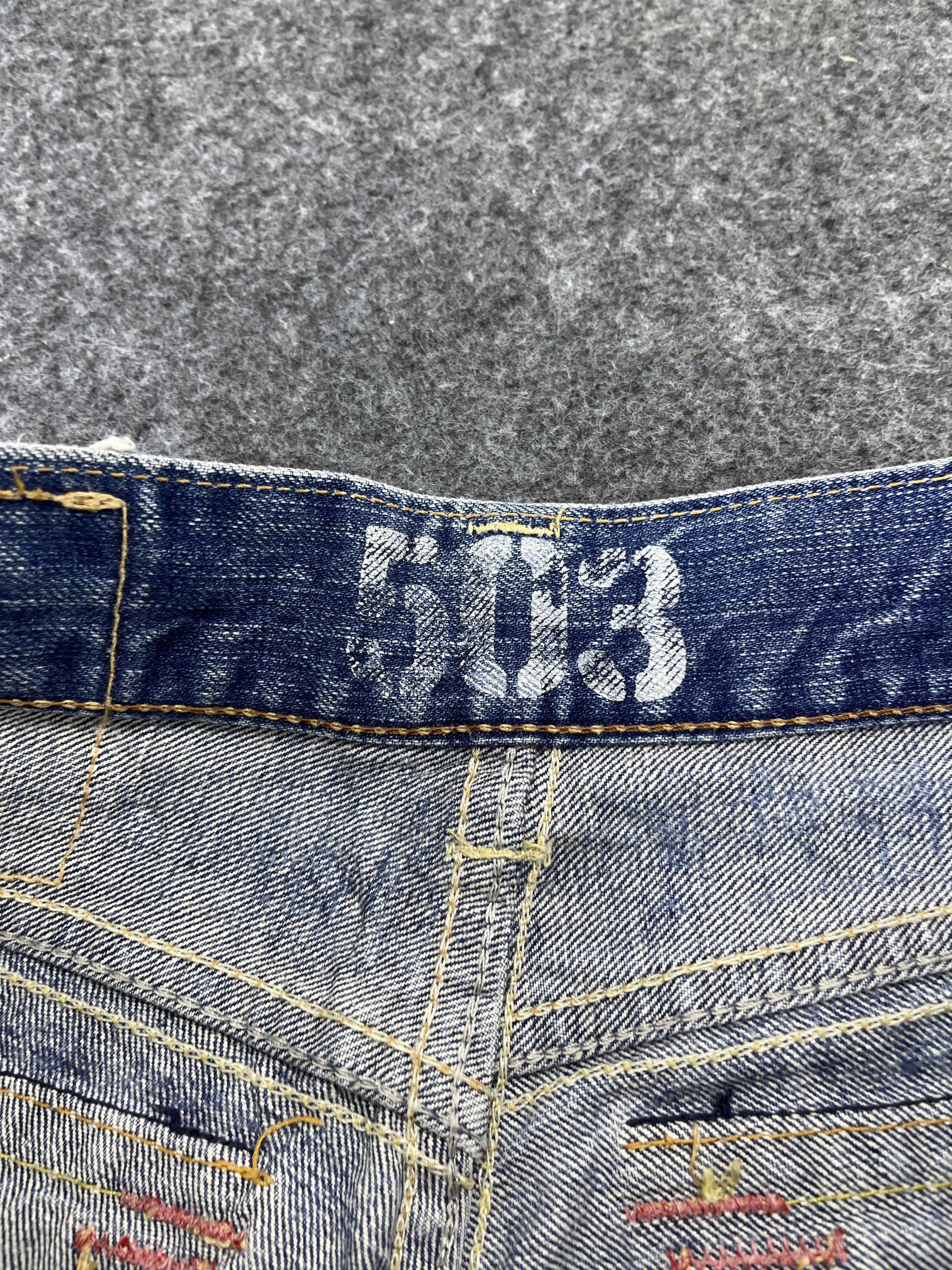 Edwin Edwin 503 Blue Trip Jeans Flare Denim - J783 Size 32" / US 10 / IT 46 - 7 Thumbnail