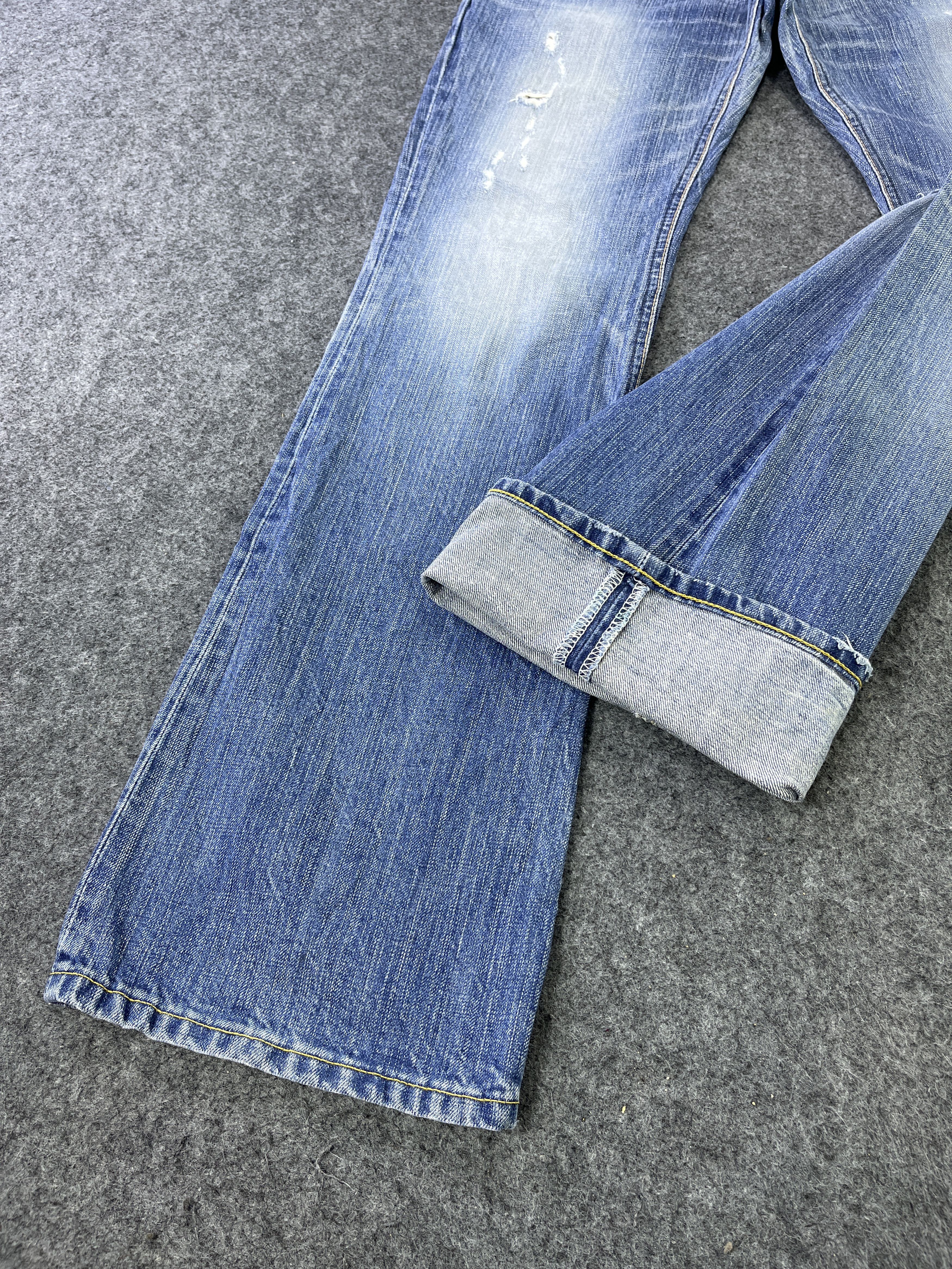 Edwin Edwin 503 Blue Trip Jeans Flare Denim - J783 Size 32" / US 10 / IT 46 - 10 Thumbnail
