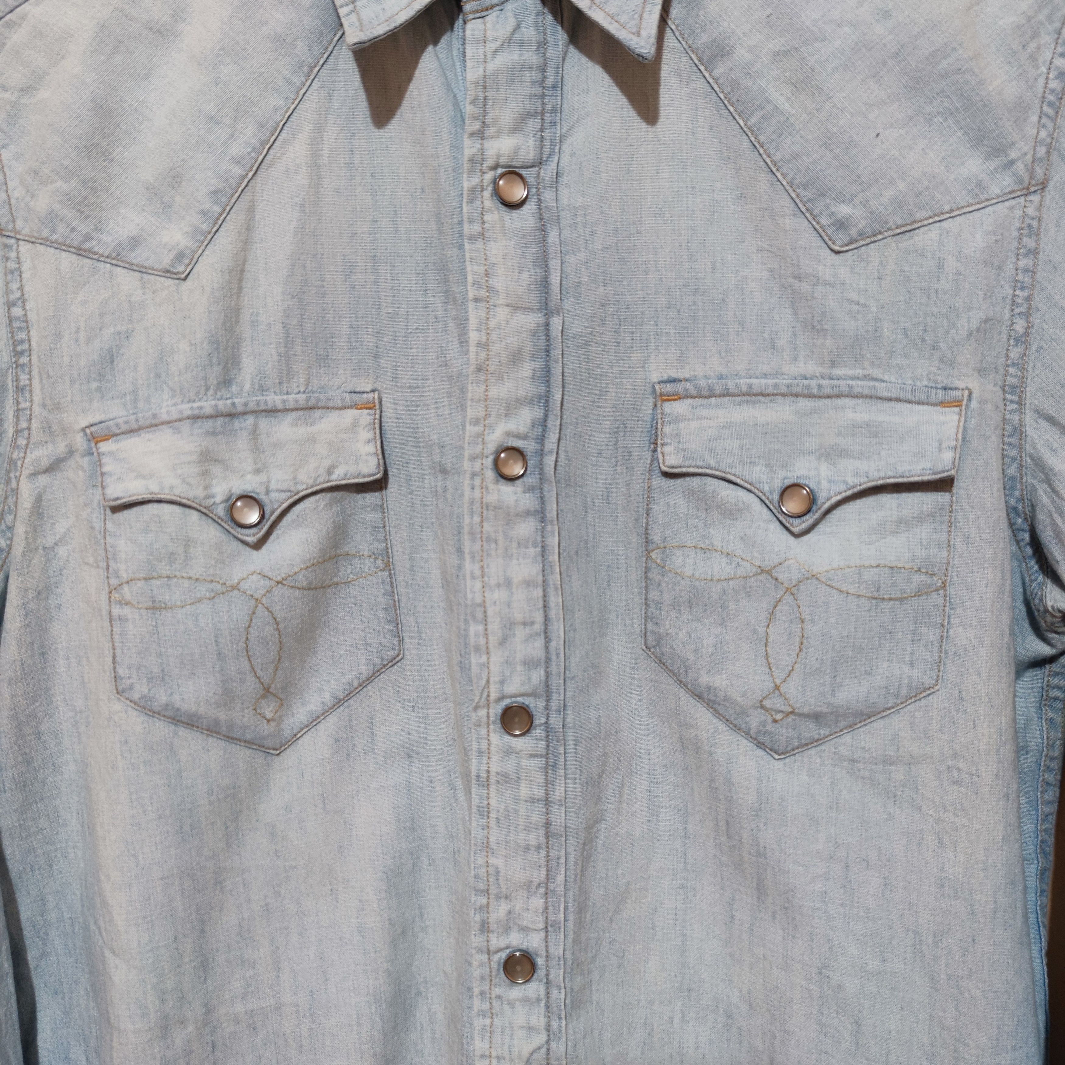 RRL Ralph Lauren Vintage Double RL Western Shirt Size US S / EU 44-46 / 1 - 6 Thumbnail