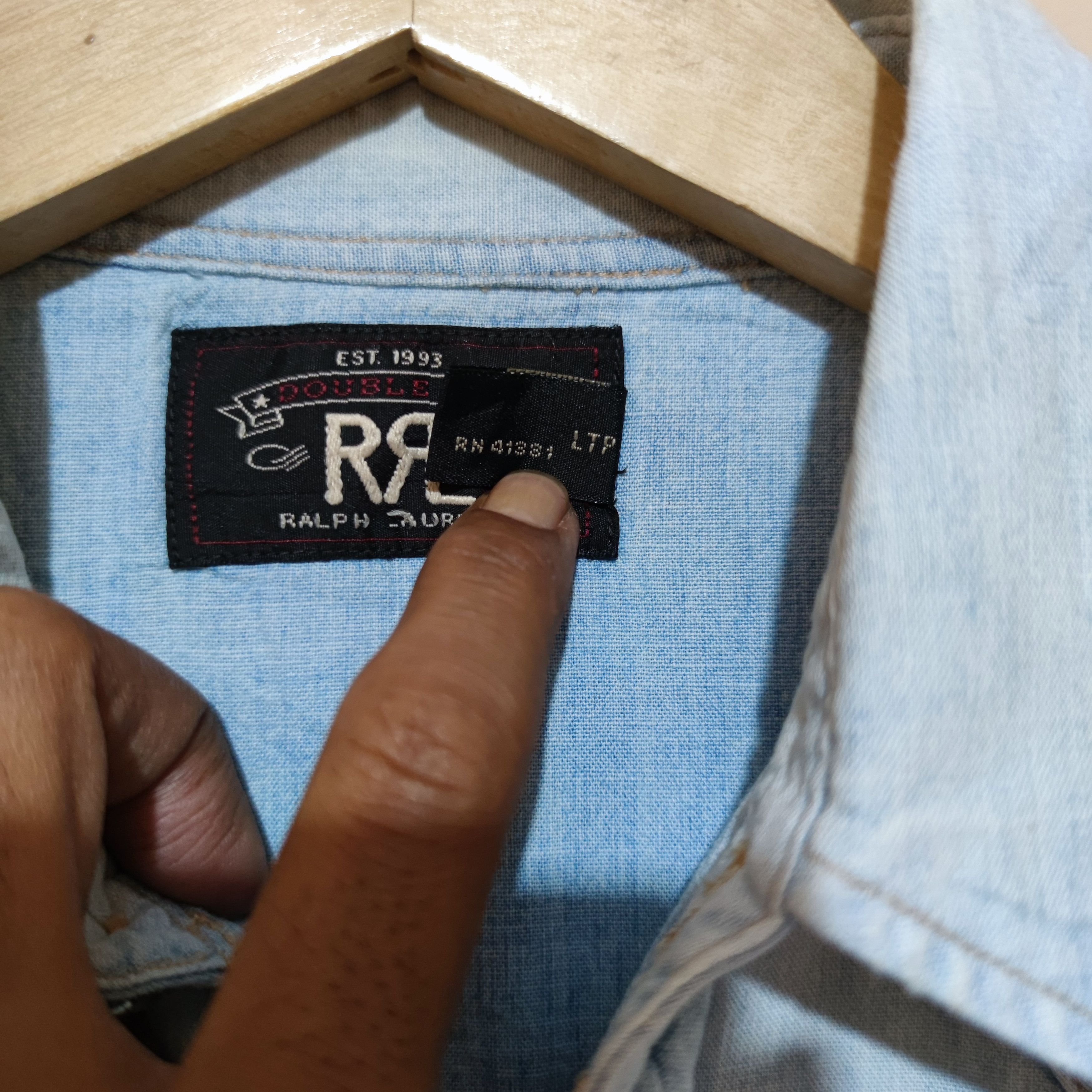 RRL Ralph Lauren Vintage Double RL Western Shirt Size US S / EU 44-46 / 1 - 7 Thumbnail