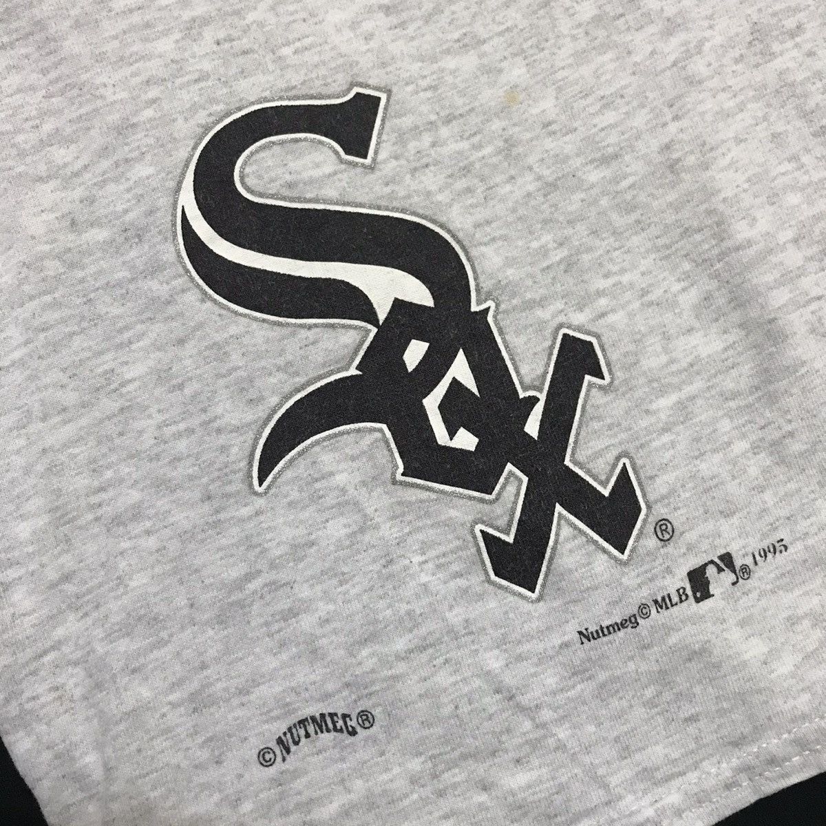 MLB × Nutmeg Vintage 1995 Chicago White Sox Cotton Shorts Size US 28 / EU 44 - 3 Thumbnail