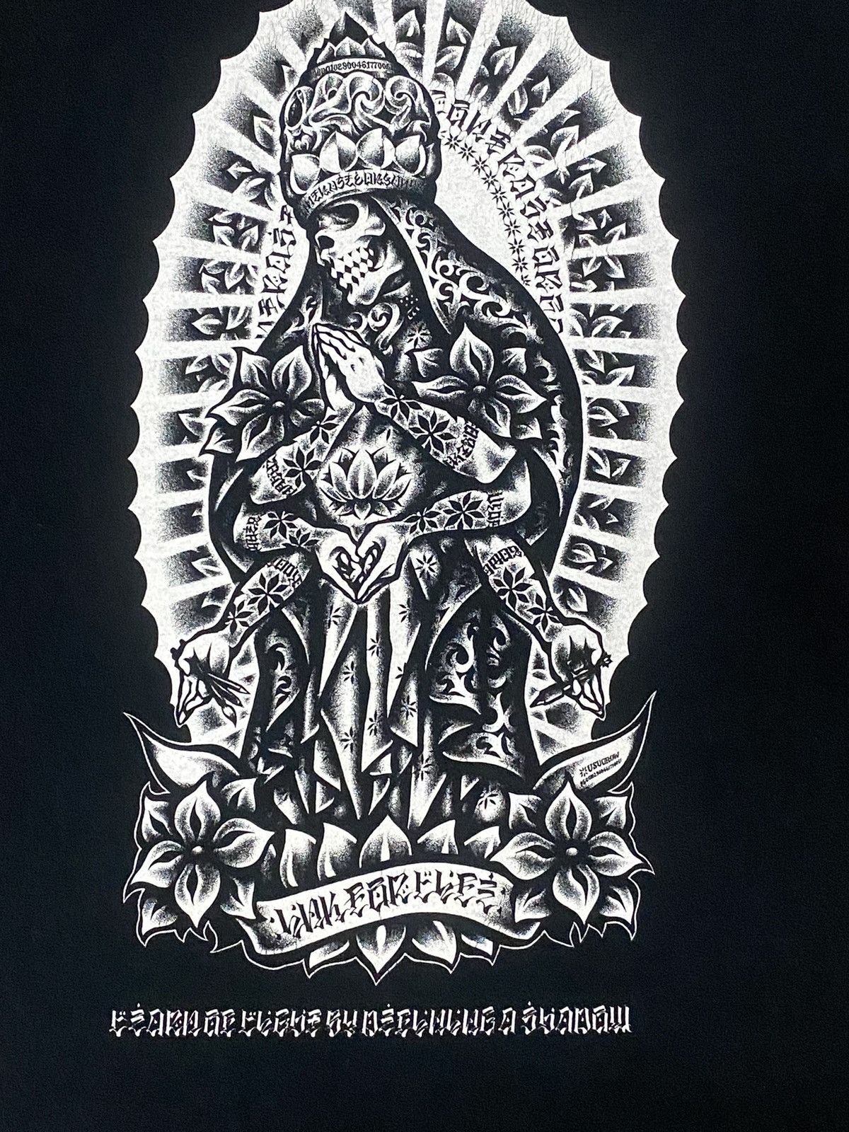 20471120 Organic Contrast Tee Shirt Brand Mother Mary Religion Hindu Size US M / EU 48-50 / 2 - 5 Thumbnail