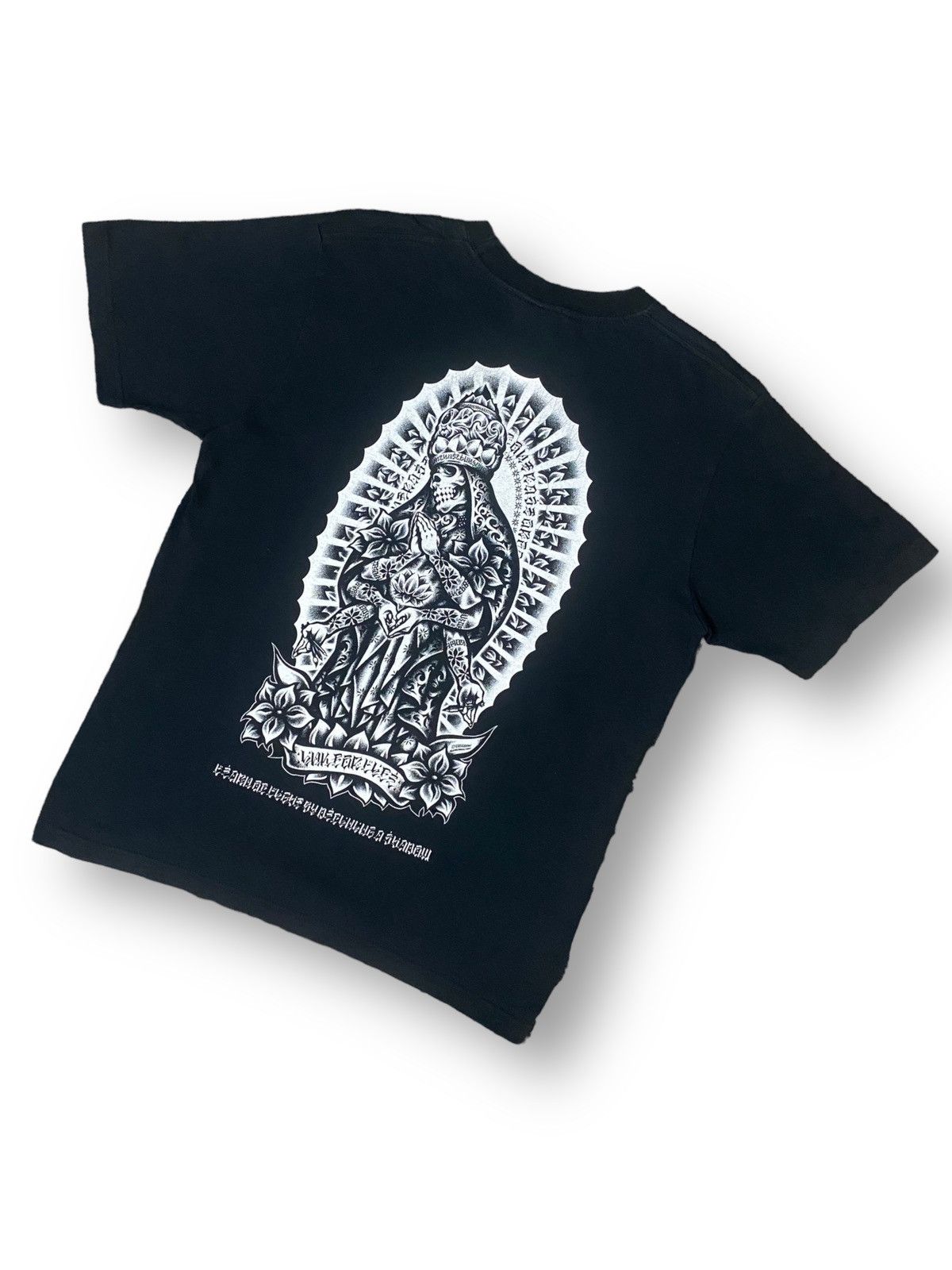 20471120 Organic Contrast Tee Shirt Brand Mother Mary Religion Hindu Size US M / EU 48-50 / 2 - 2 Thumbnail