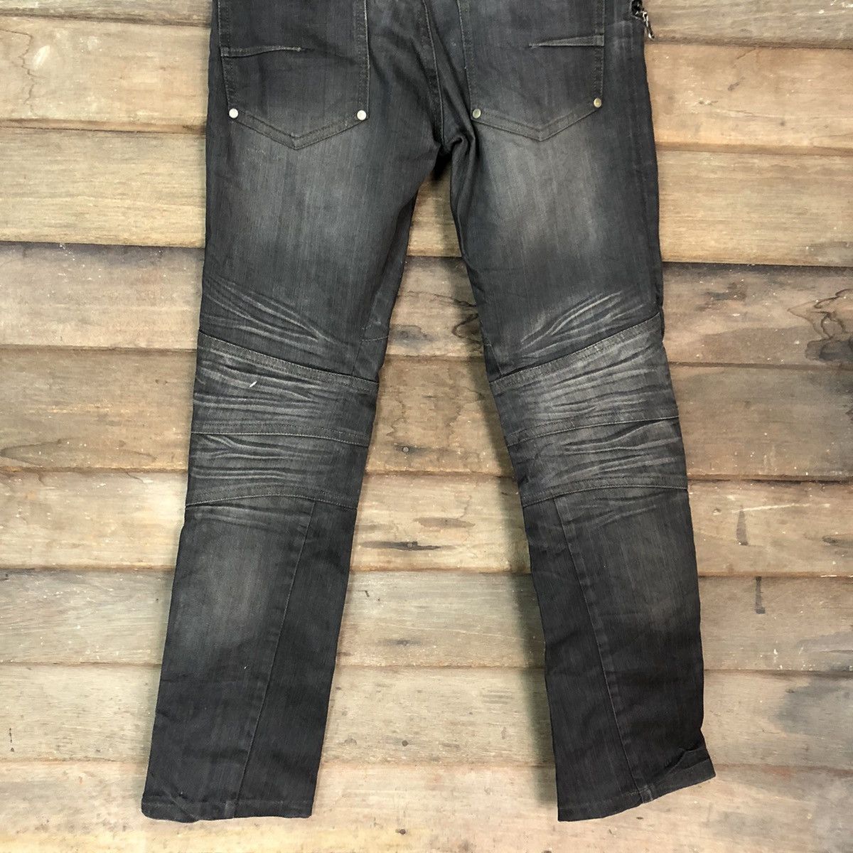 Japanese Brand Japanese Branded Vintage Black Denim Jeans Pants #A047 Size US 29 - 10 Thumbnail