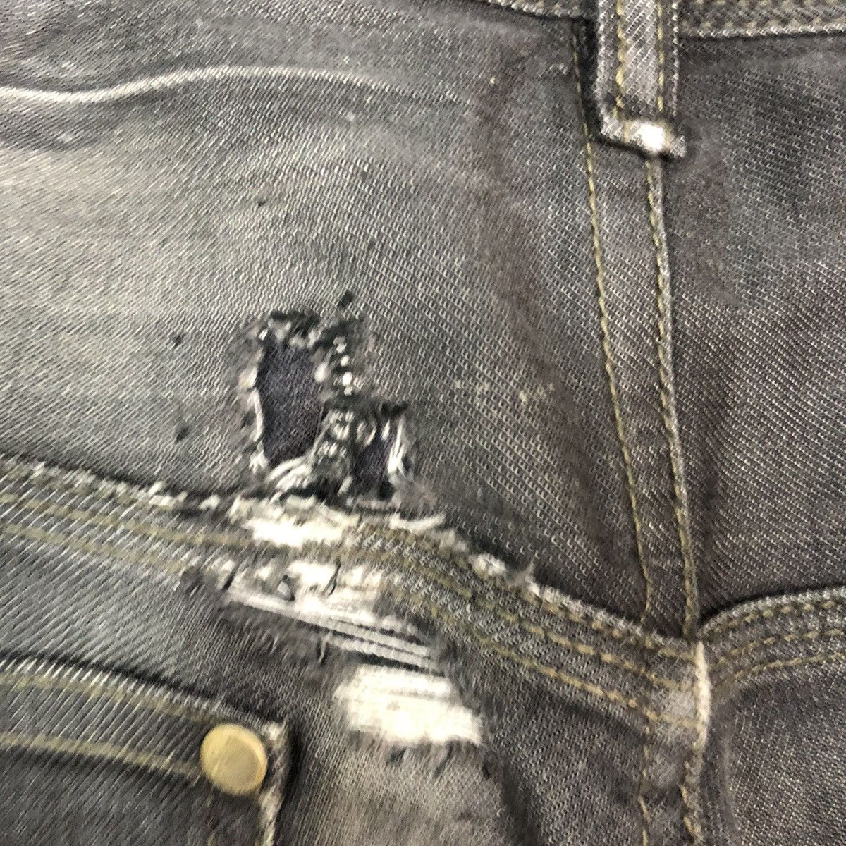 Japanese Brand Japanese Branded Vintage Black Denim Jeans Pants #A047 Size US 29 - 11 Thumbnail