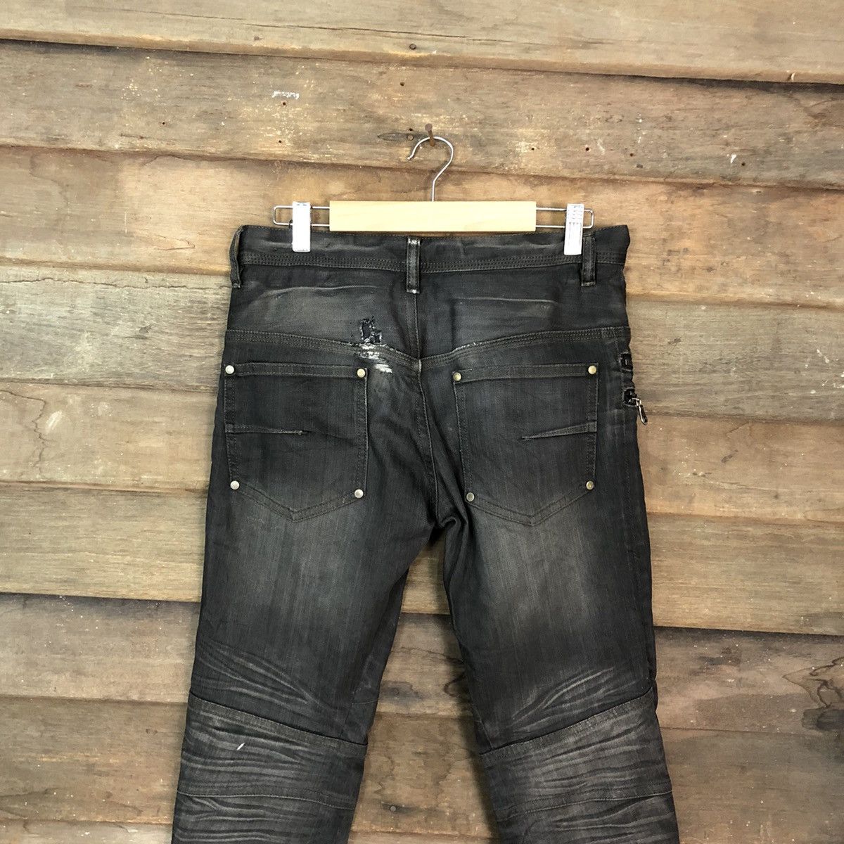 Japanese Brand Japanese Branded Vintage Black Denim Jeans Pants #A047 Size US 29 - 9 Thumbnail