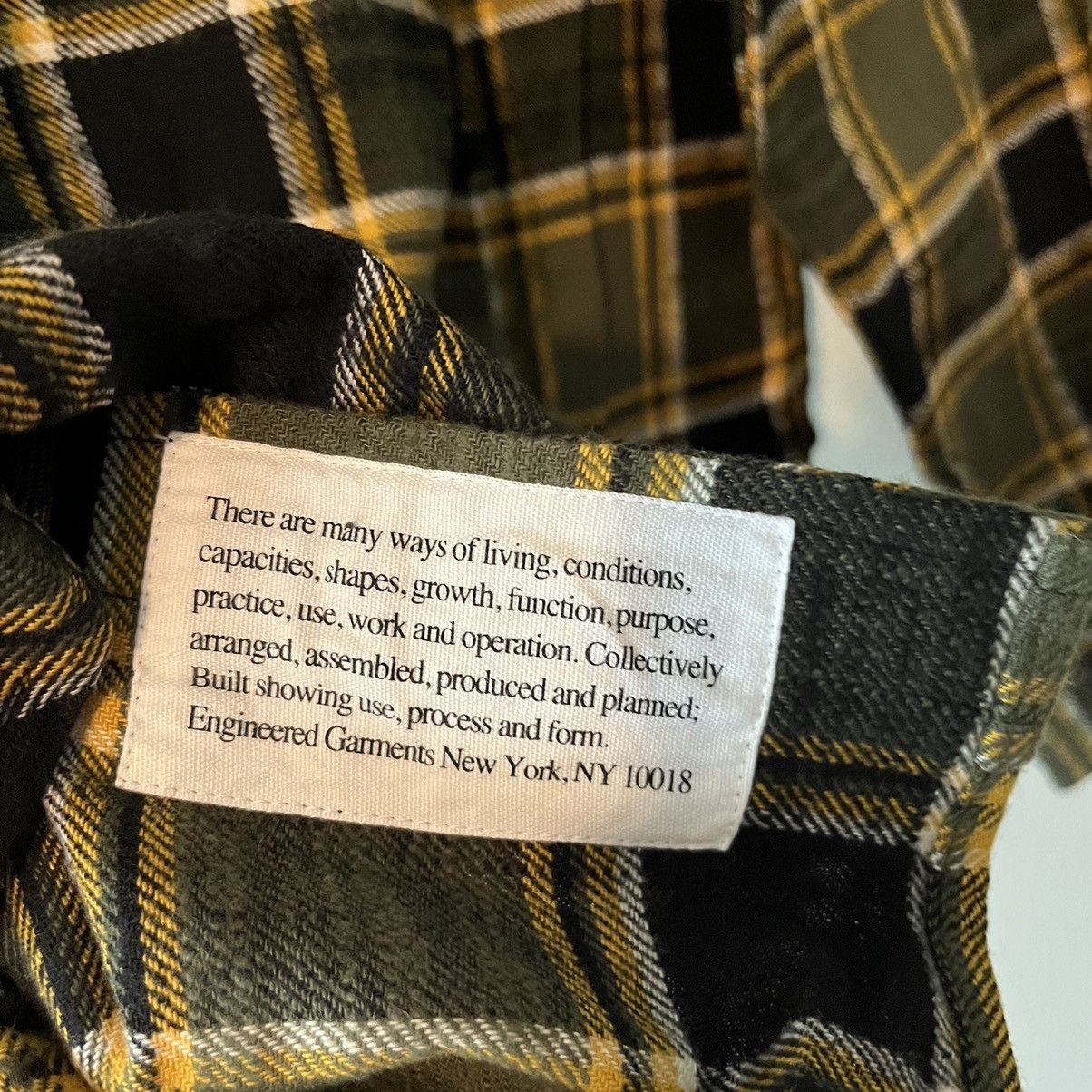 Engineered Garments × Palace Panel Check Work Shirt Size US S / EU 44-46 / 1 - 14 Thumbnail