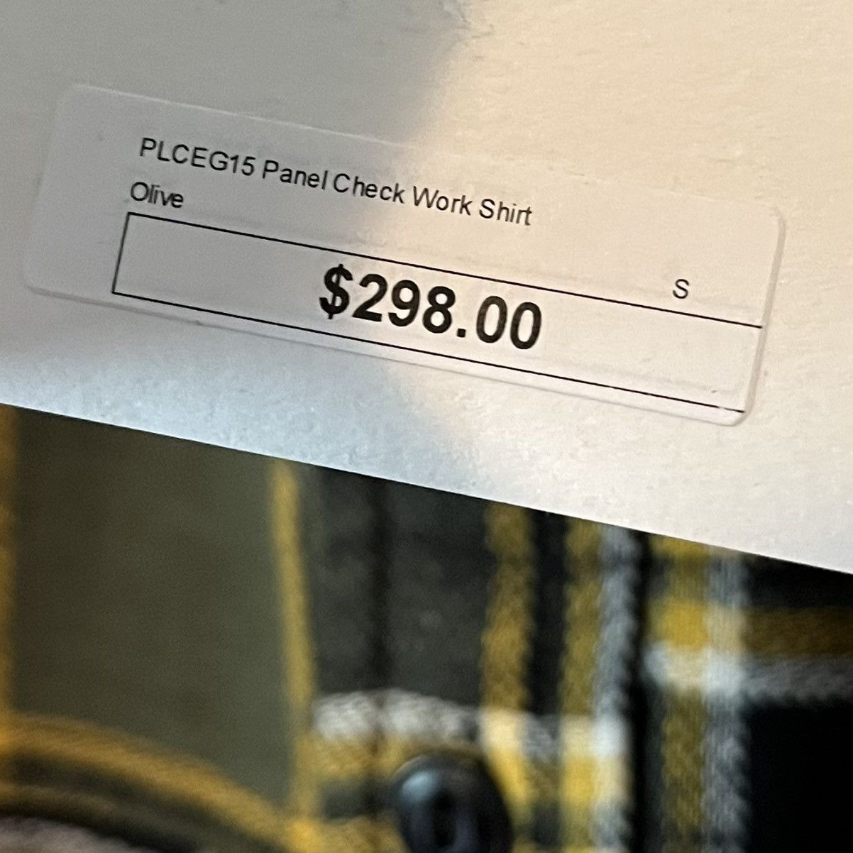 Engineered Garments × Palace Panel Check Work Shirt Size US S / EU 44-46 / 1 - 10 Thumbnail