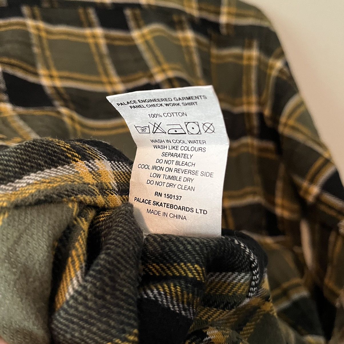 Engineered Garments × Palace Panel Check Work Shirt Size US S / EU 44-46 / 1 - 13 Thumbnail