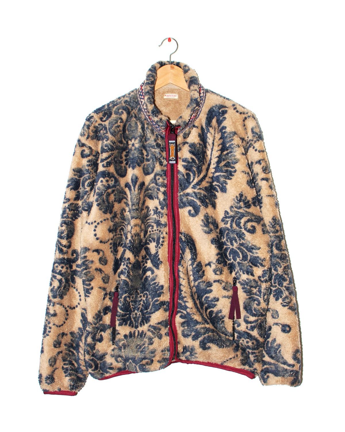 Kapital KAPITAL DAMASK FLORAL PAISLEY FLEECE SHERPA ZIP UP Size US XL / EU 56 / 4 - 1 Thumbnail