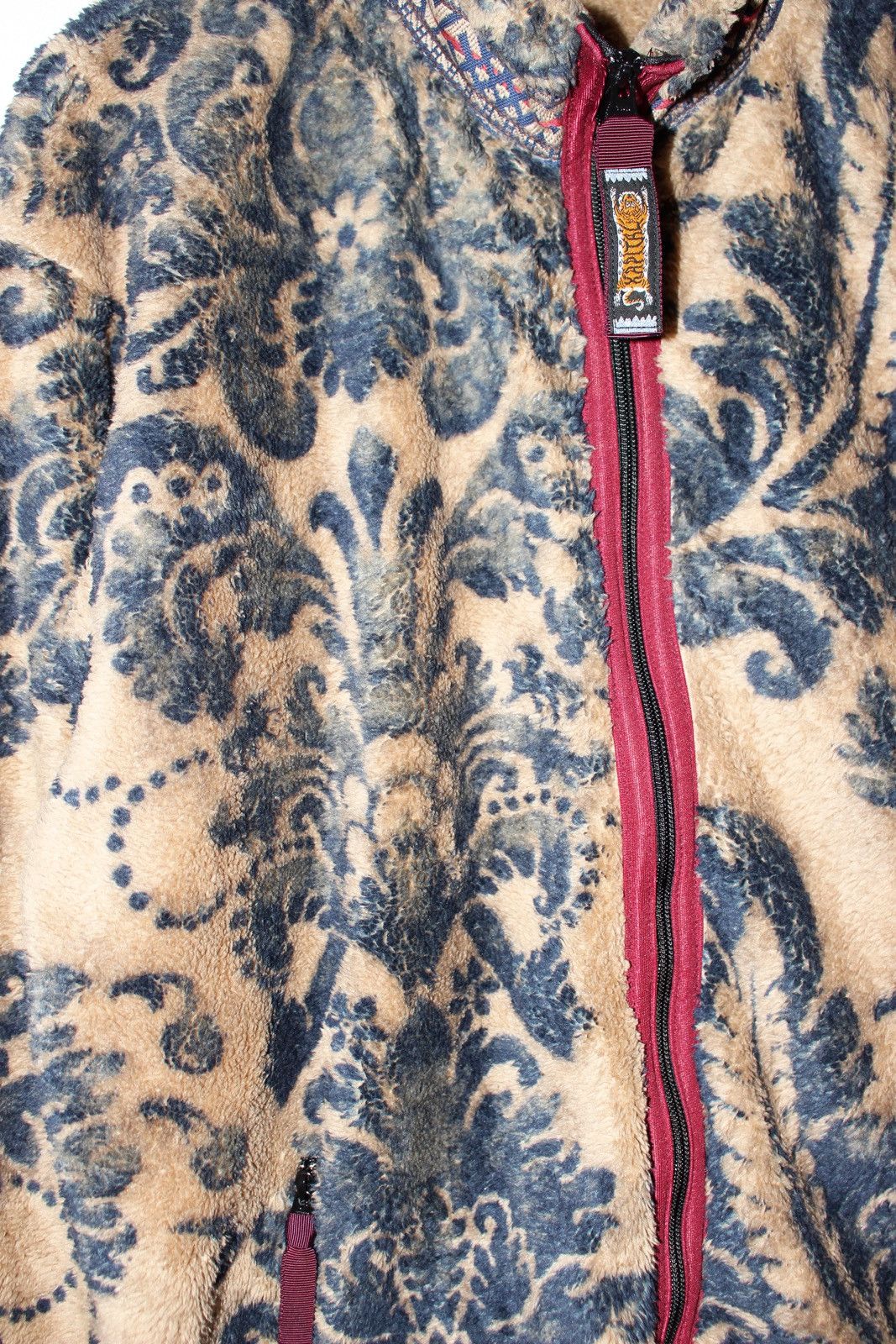 Kapital KAPITAL DAMASK FLORAL PAISLEY FLEECE SHERPA ZIP UP Size US XL / EU 56 / 4 - 3 Thumbnail