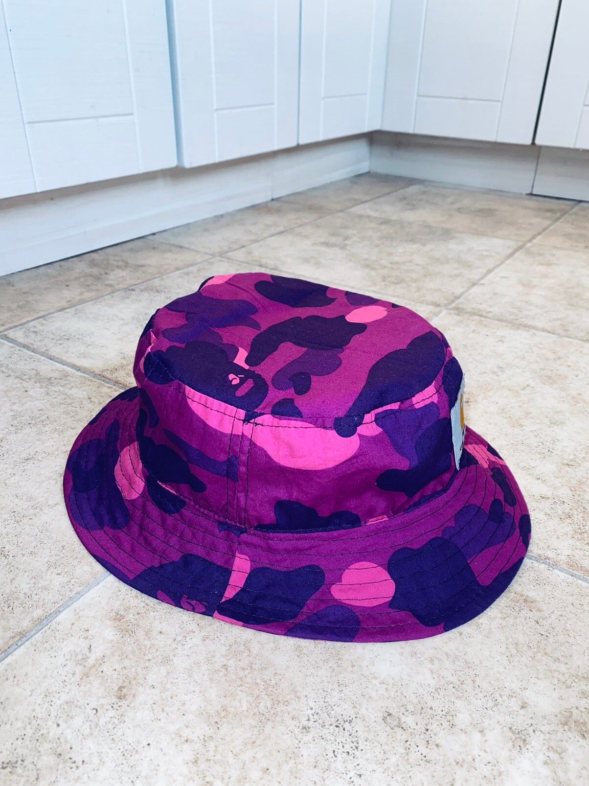 Carhartt Bape rework Camo Bucket Hat L Cav Empt Supreme Nigo Stussy Size ONE SIZE - 6 Thumbnail