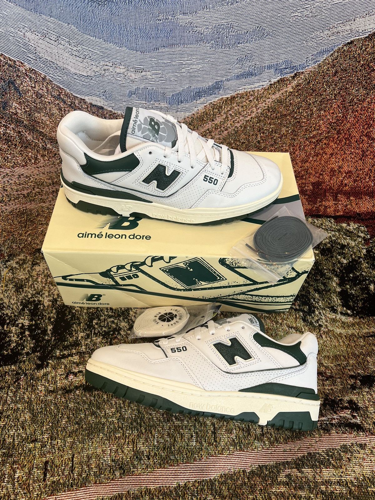 ald x new balance 550 evergreen