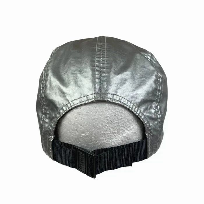 Supreme Supreme Silver/Navy Box Logo Hat Size ONE SIZE - 3 Thumbnail
