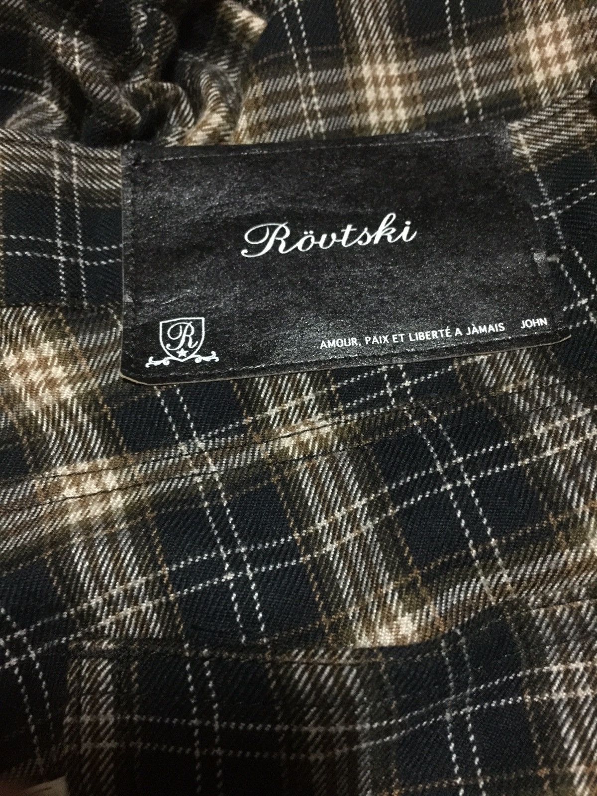 If Six Was Nine Rovtski Skinny Punk Tartan Pants Nice Design Size US 32 / EU 48 - 3 Thumbnail