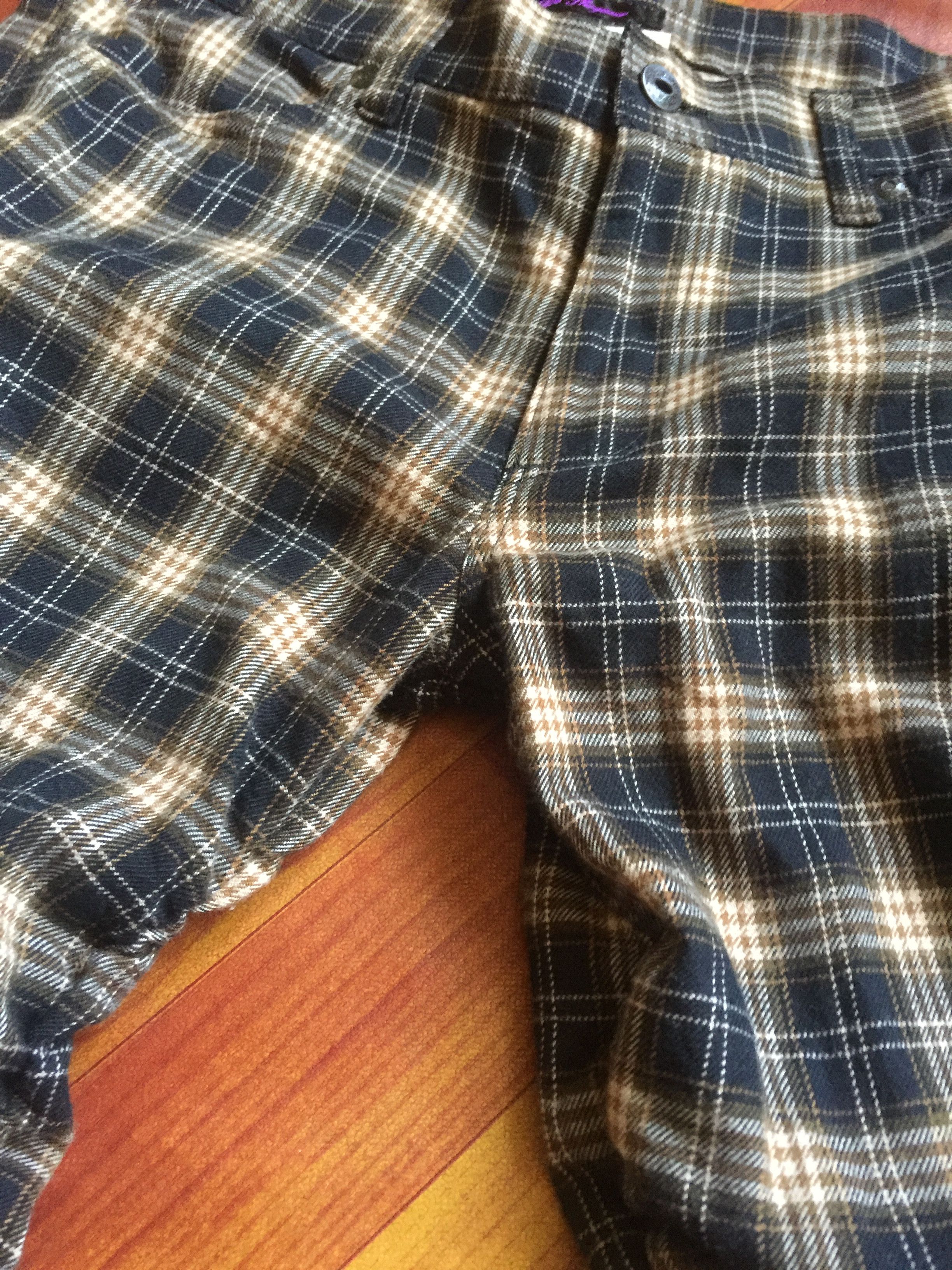If Six Was Nine Rovtski Skinny Punk Tartan Pants Nice Design Size US 32 / EU 48 - 9 Thumbnail