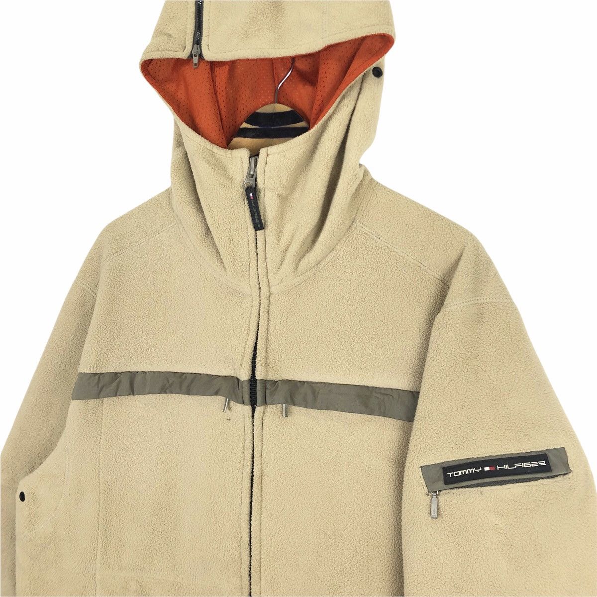 Tommy Hilfiger Vintage Tommy Hilfiger Fleece Sweater Hoodie Embossed Logo Size US XL / EU 56 / 4 - 8 Thumbnail
