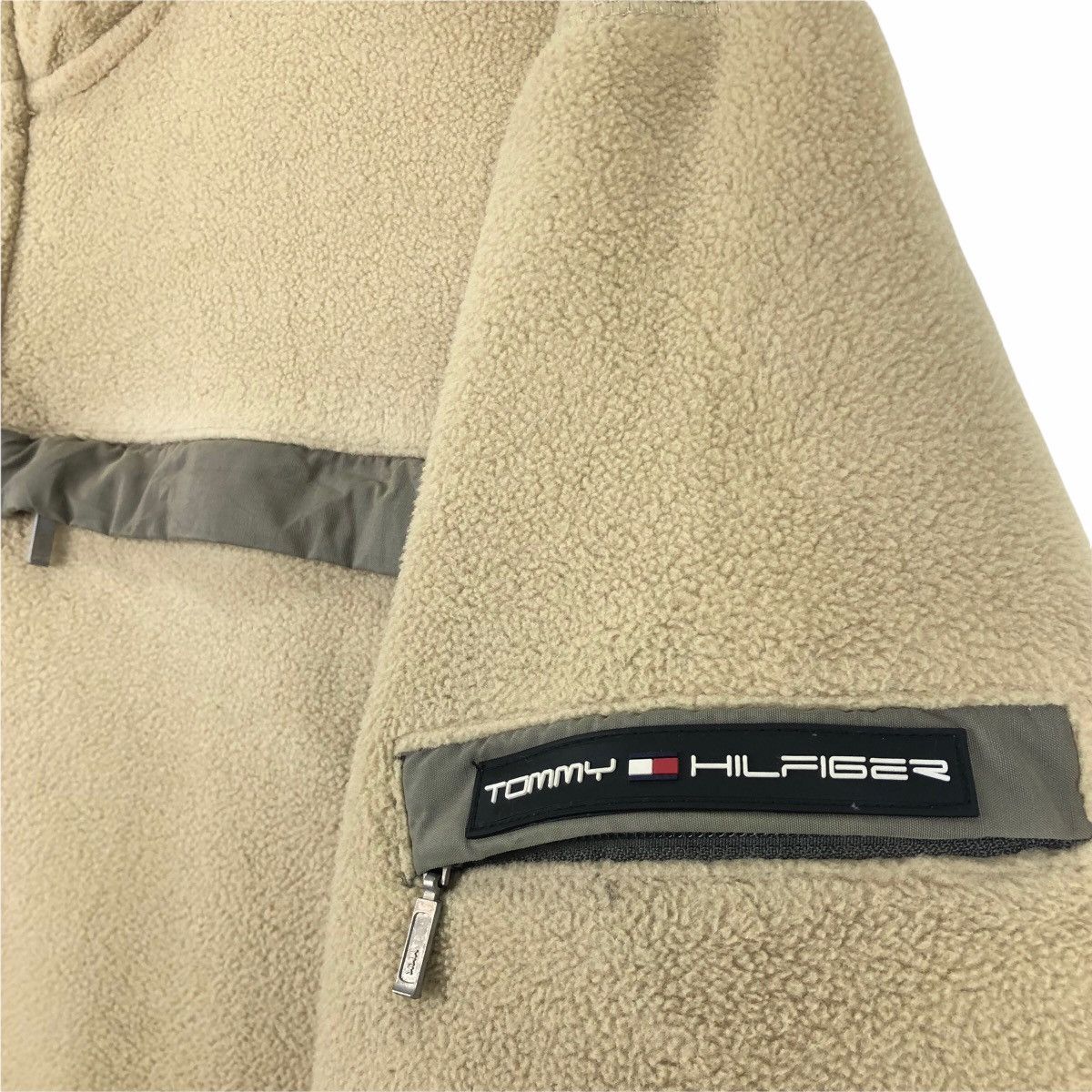 Tommy Hilfiger Vintage Tommy Hilfiger Fleece Sweater Hoodie Embossed Logo Size US XL / EU 56 / 4 - 9 Thumbnail