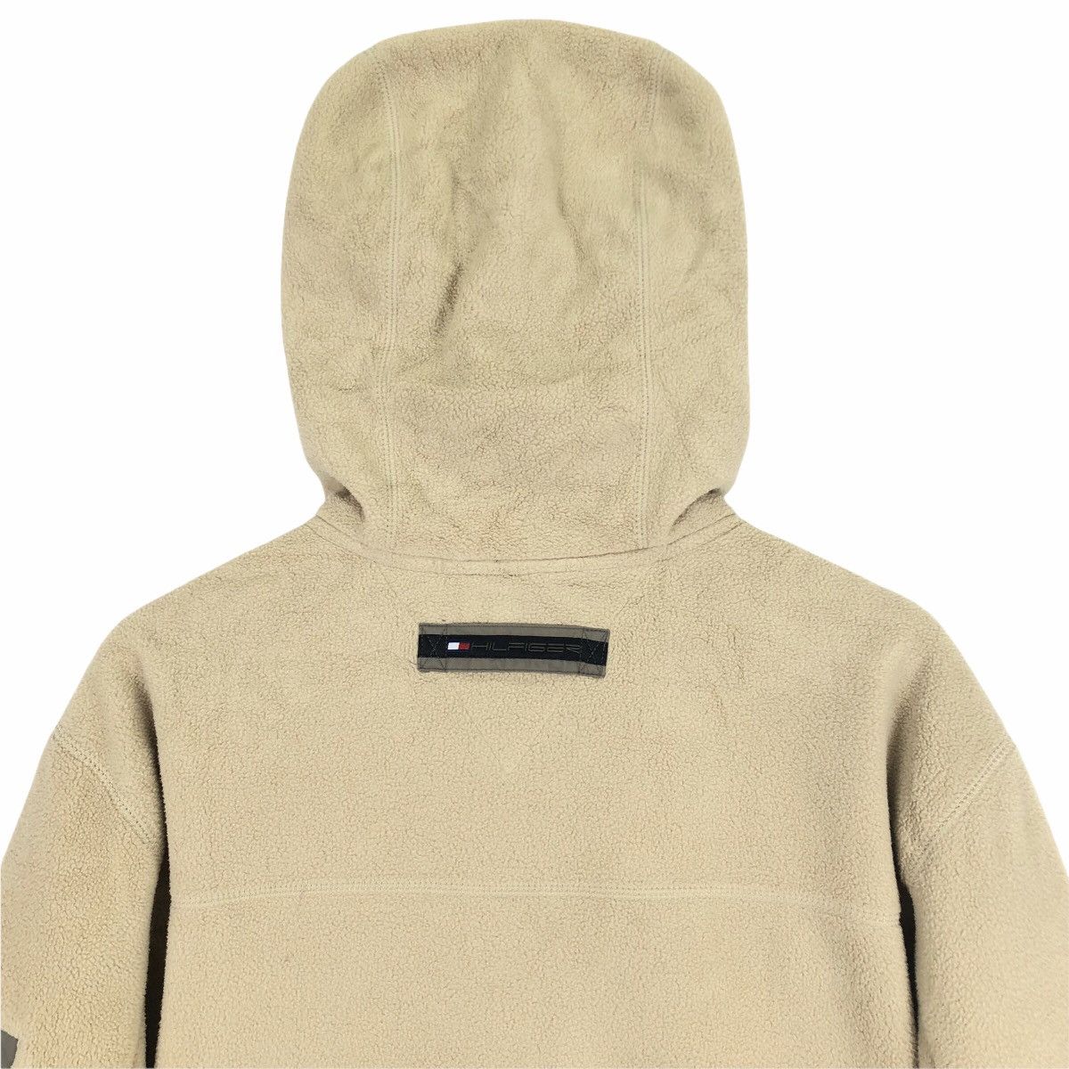 Tommy Hilfiger Vintage Tommy Hilfiger Fleece Sweater Hoodie Embossed Logo Size US XL / EU 56 / 4 - 15 Thumbnail