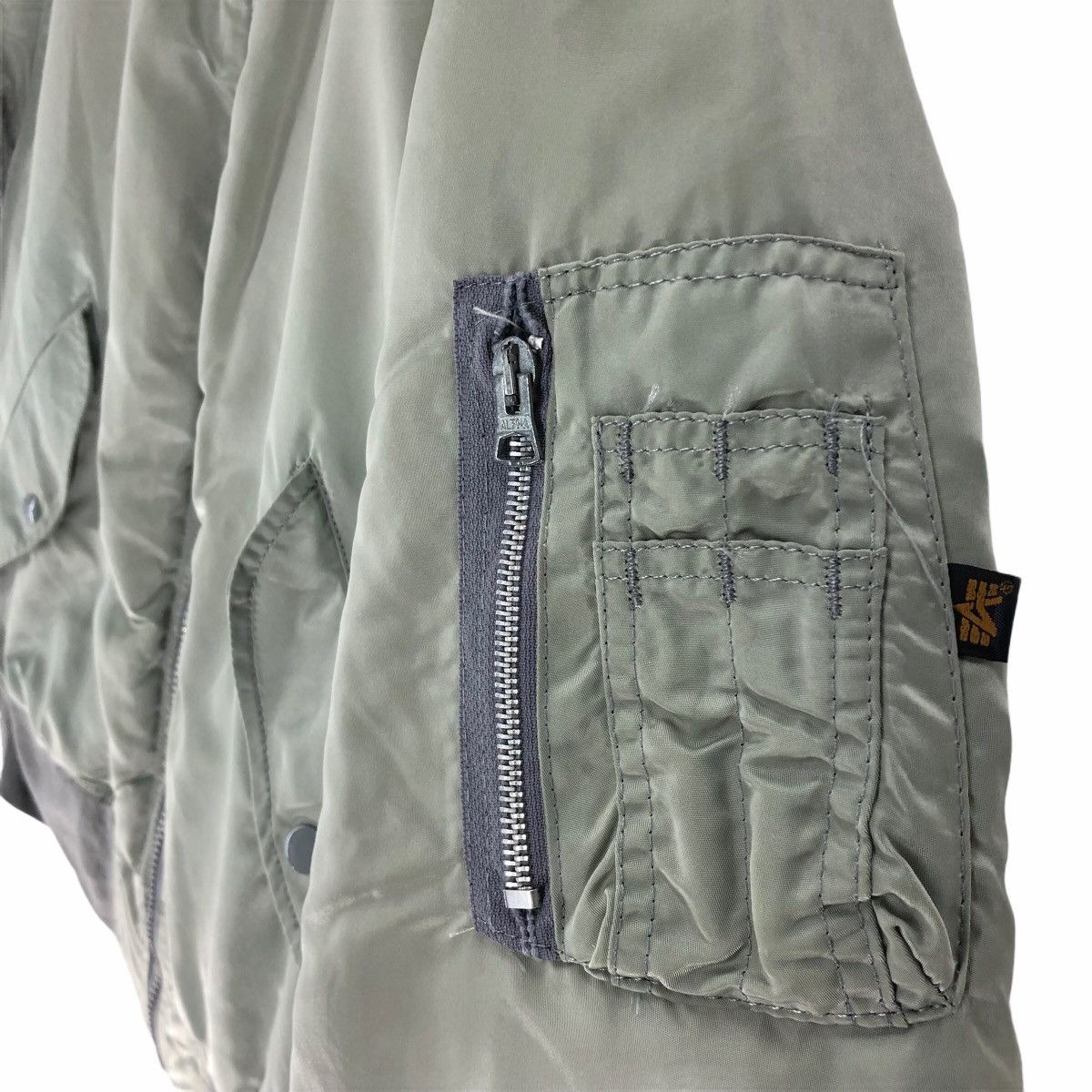 Alpha Industries Vintage Alpha Industries Bomber Jacket Military Size US XL / EU 56 / 4 - 14 Thumbnail