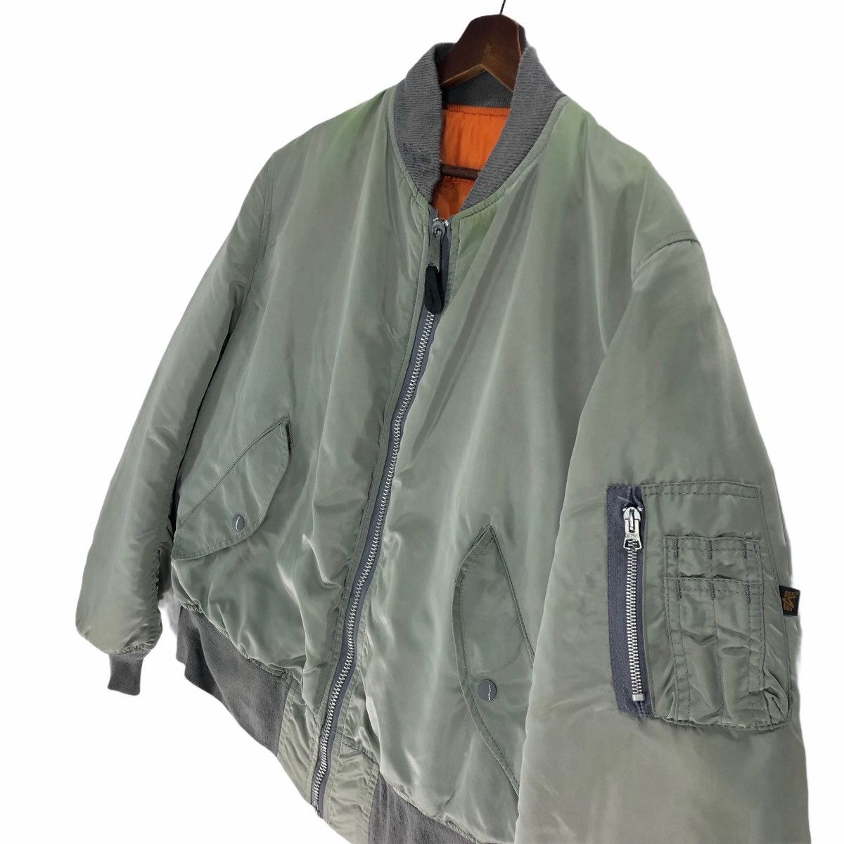 Alpha Industries Vintage Alpha Industries Bomber Jacket Military Size US XL / EU 56 / 4 - 5 Thumbnail