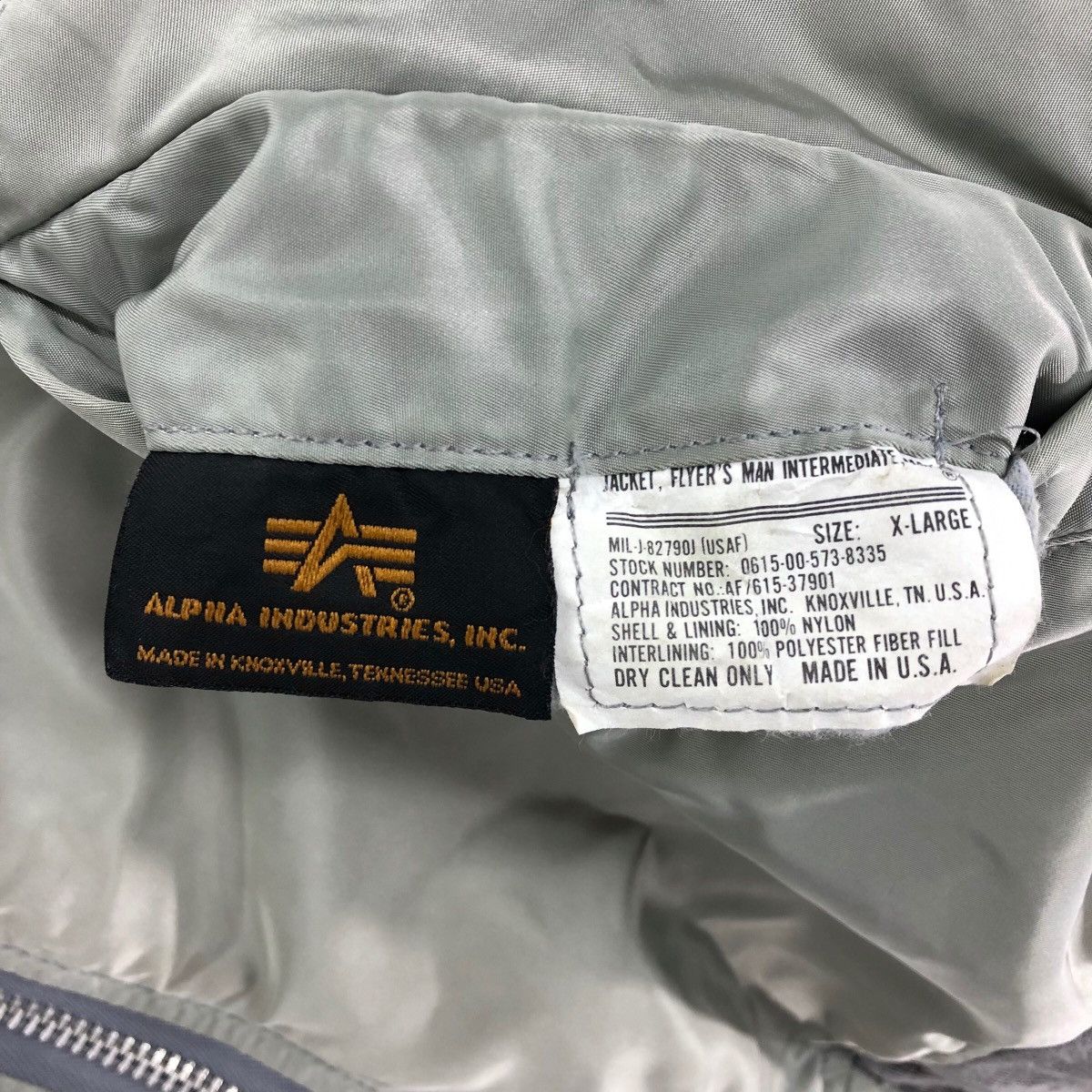 Alpha Industries Vintage Alpha Industries Bomber Jacket Military Size US XL / EU 56 / 4 - 11 Thumbnail