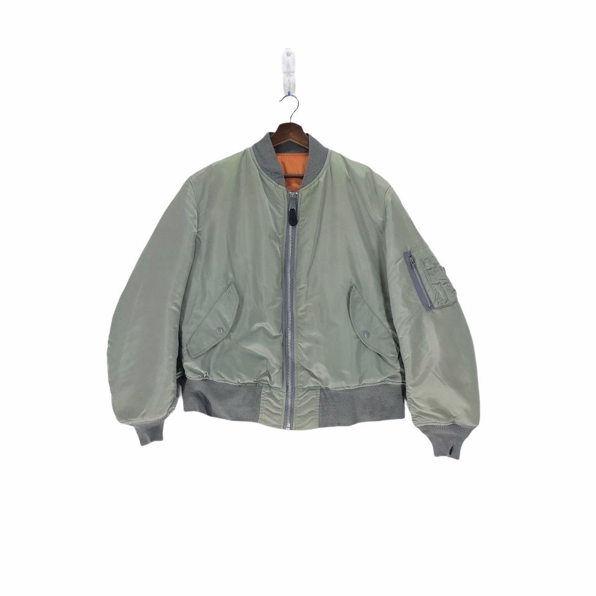 Alpha Industries Vintage Alpha Industries Bomber Jacket Military Size US XL / EU 56 / 4 - 2 Thumbnail