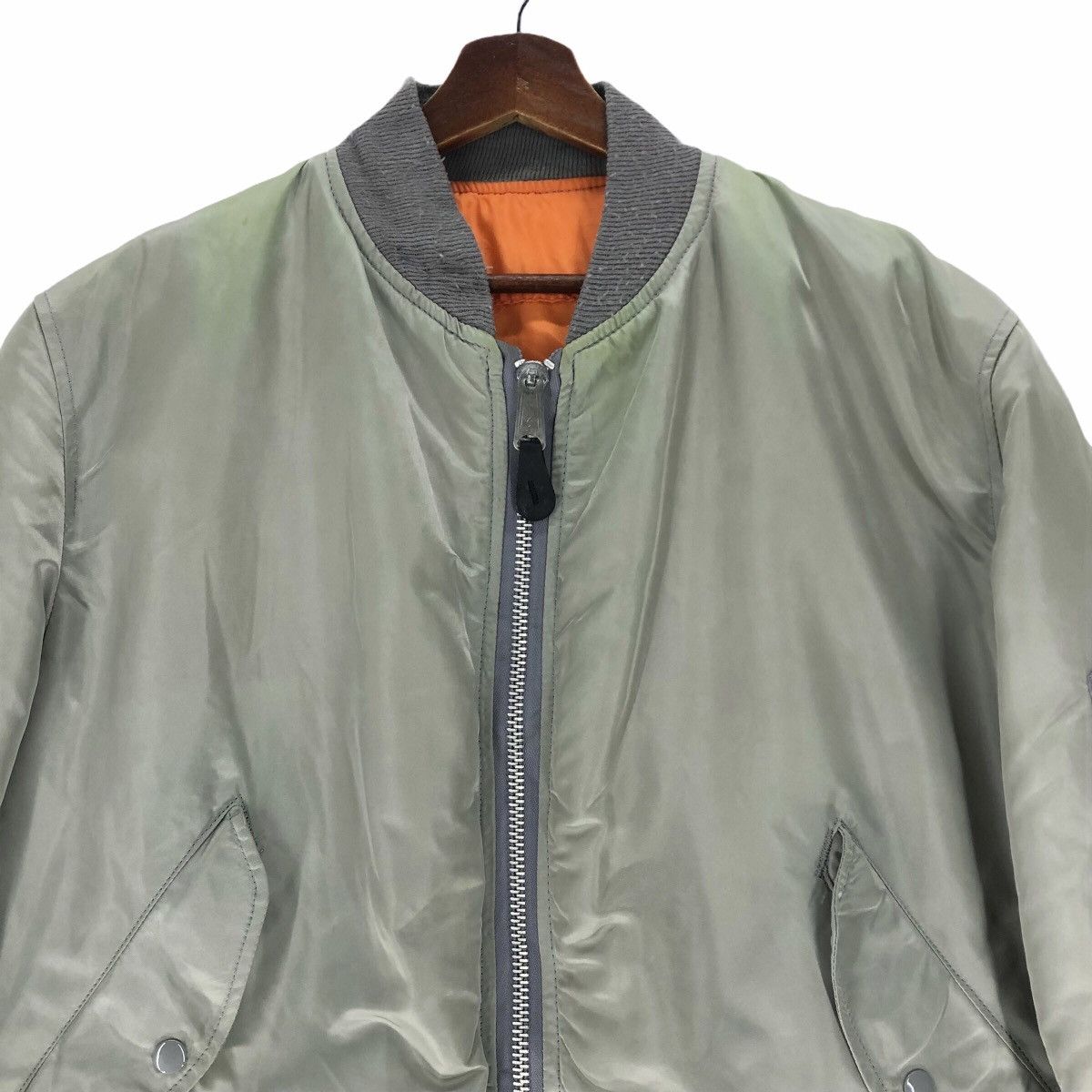 Alpha Industries Vintage Alpha Industries Bomber Jacket Military Size US XL / EU 56 / 4 - 6 Thumbnail