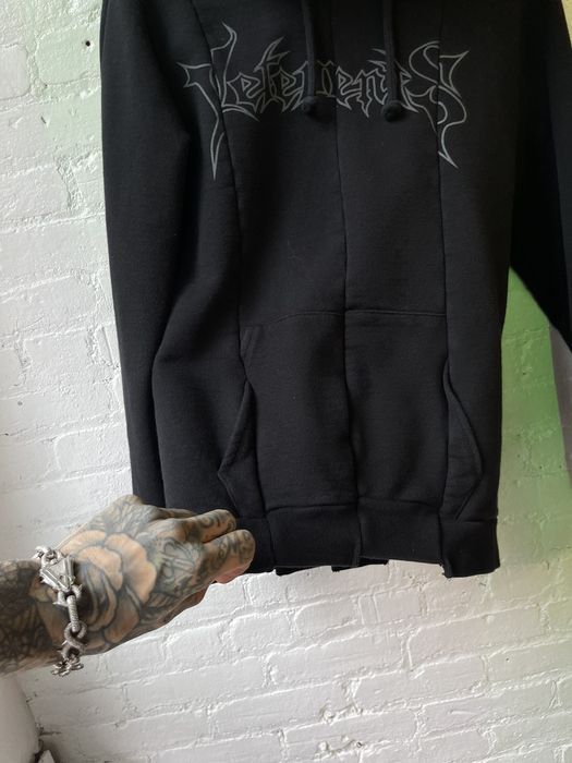 Vetements og cheap metal hoodie