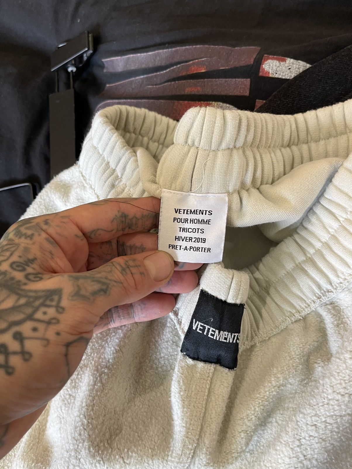 Vetements Vetements NEW INSIDE OUT SHORTS WHITE/GREY 31-34 Size US 33 - 7 Thumbnail