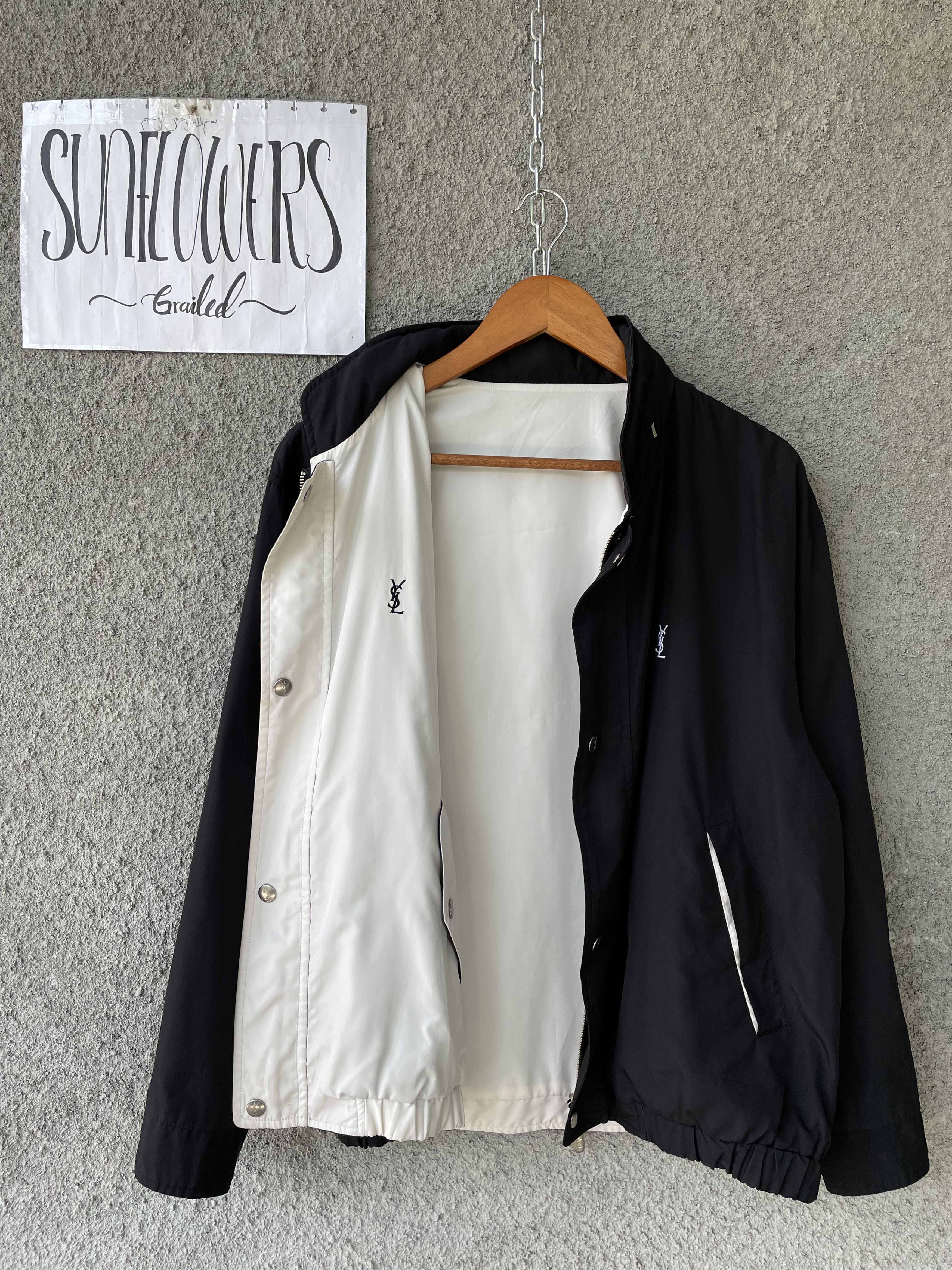 Vintage YSL Yves Saint Laurent Harrington Jacket Size M