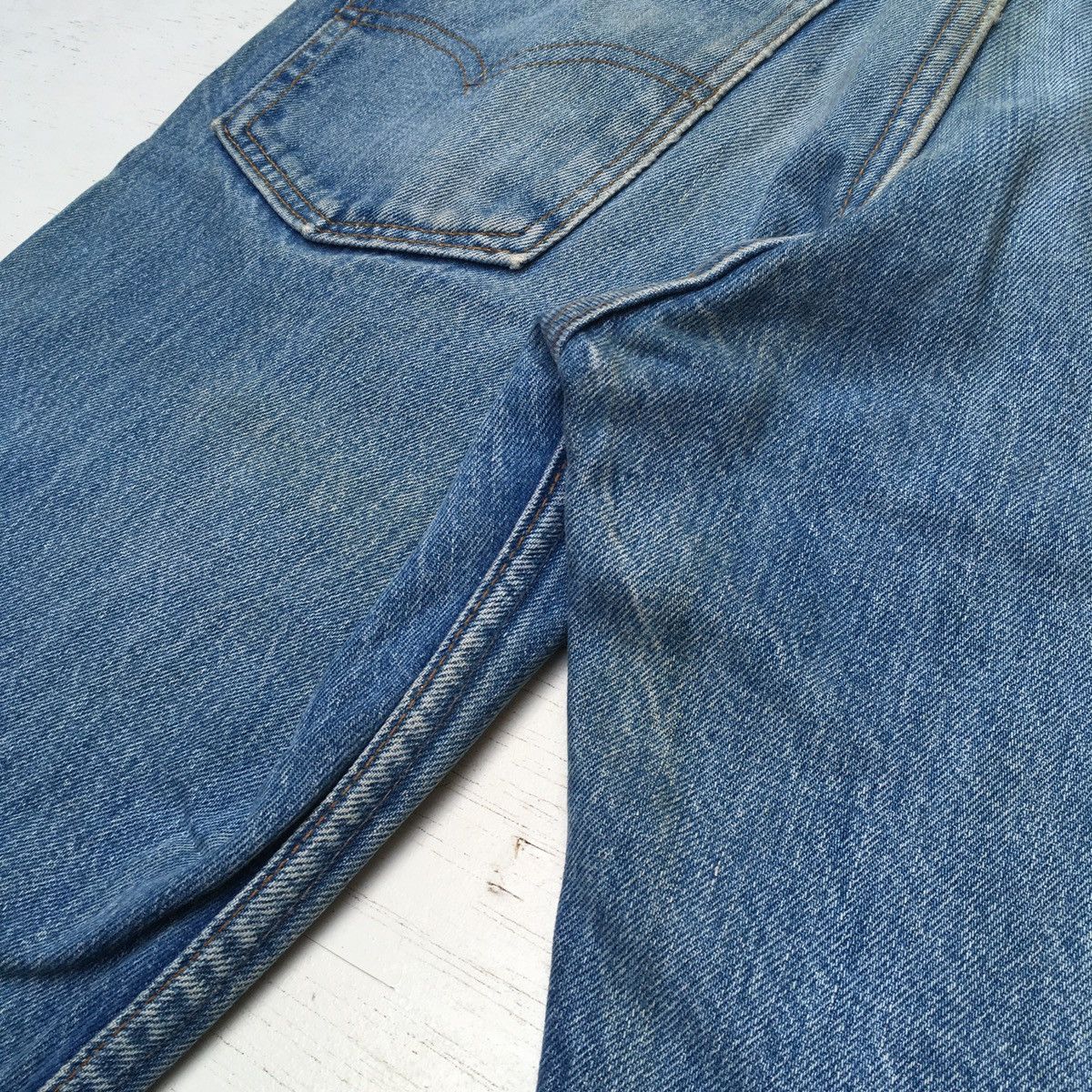 Levi's × Vintage FINAL DROP ‼️ Vintage Levis Orange Tab No Patch Flare Denim Size US 31 - 21 Thumbnail