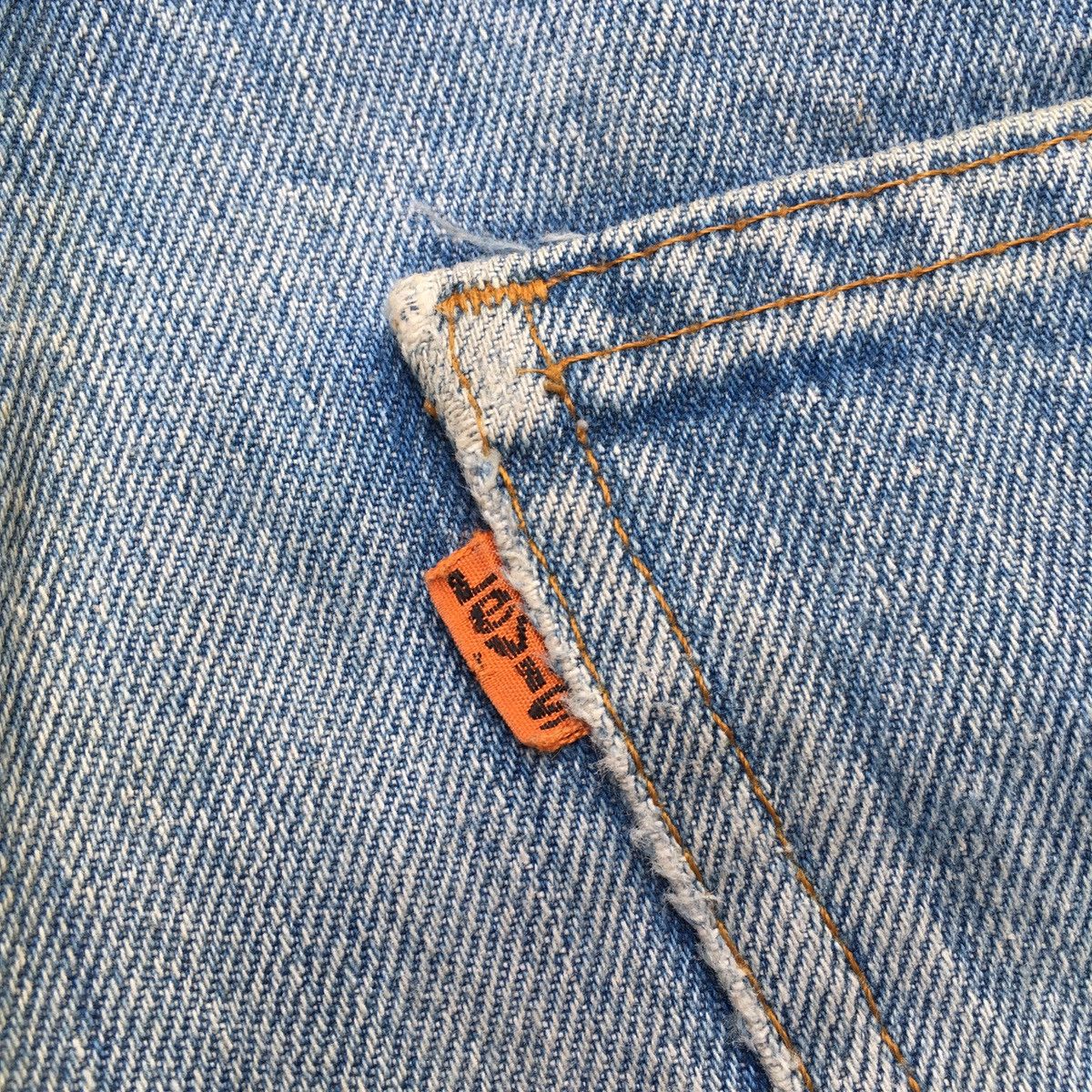 Levi's × Vintage FINAL DROP ‼️ Vintage Levis Orange Tab No Patch Flare Denim Size US 31 - 4 Thumbnail