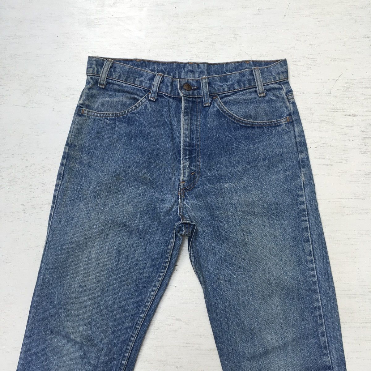 Levi's × Vintage FINAL DROP ‼️ Vintage Levis Orange Tab No Patch Flare Denim Size US 31 - 8 Thumbnail