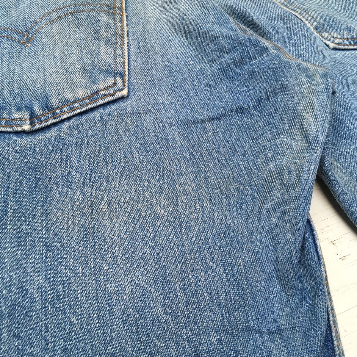 Levi's × Vintage FINAL DROP ‼️ Vintage Levis Orange Tab No Patch Flare Denim Size US 31 - 20 Thumbnail