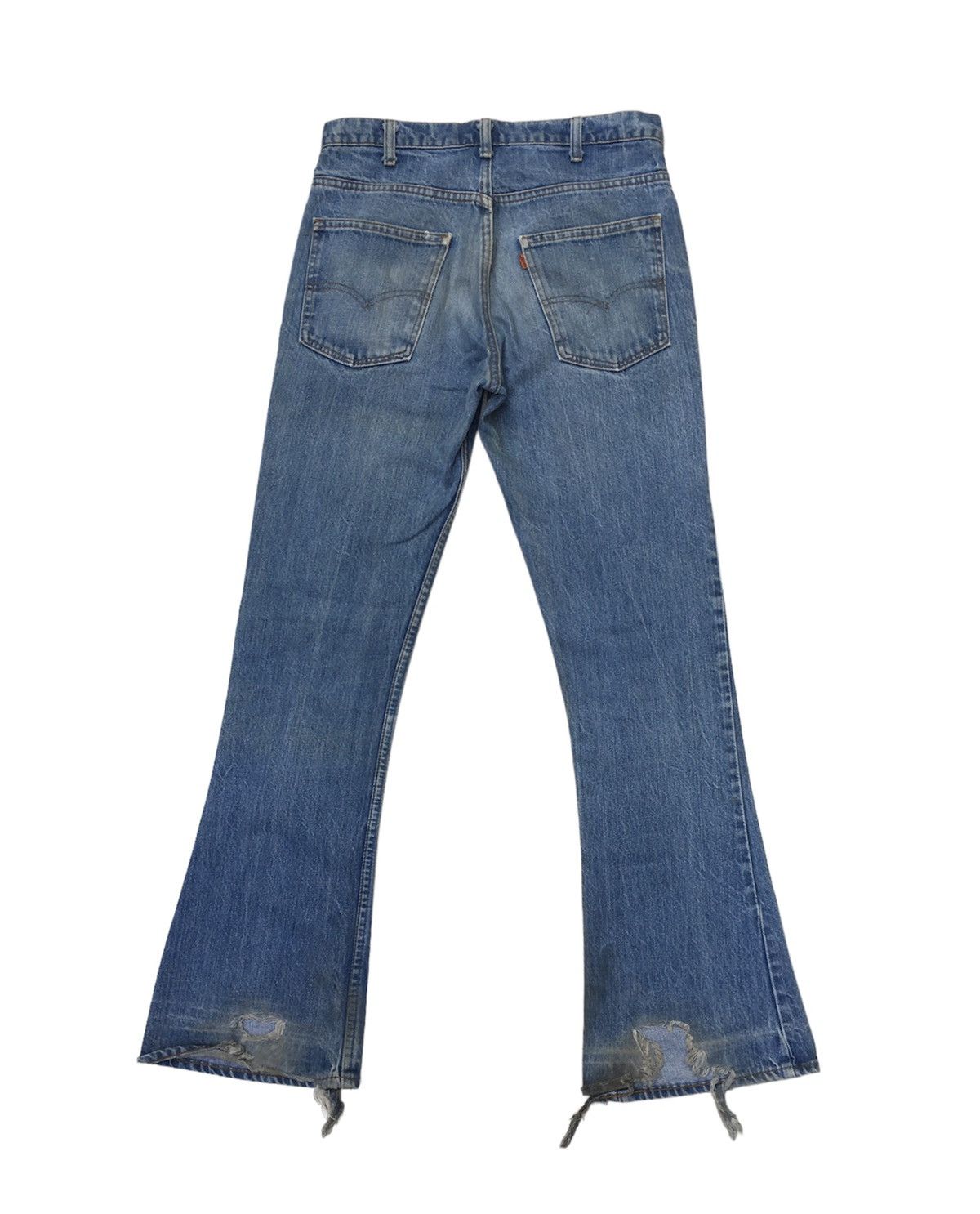 Levi's × Vintage FINAL DROP ‼️ Vintage Levis Orange Tab No Patch Flare Denim Size US 31 - 2 Thumbnail