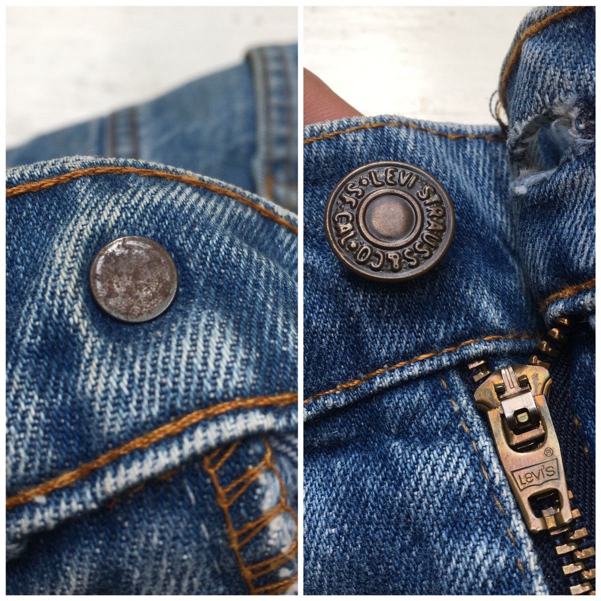 Levi's × Vintage FINAL DROP ‼️ Vintage Levis Orange Tab No Patch Flare Denim Size US 31 - 6 Thumbnail