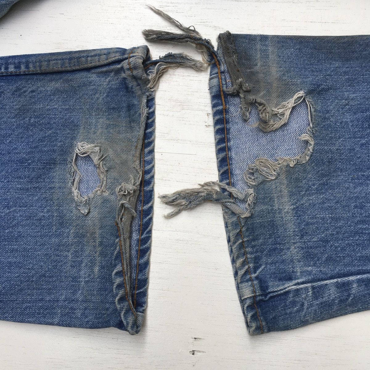 Levi's × Vintage FINAL DROP ‼️ Vintage Levis Orange Tab No Patch Flare Denim Size US 31 - 23 Thumbnail
