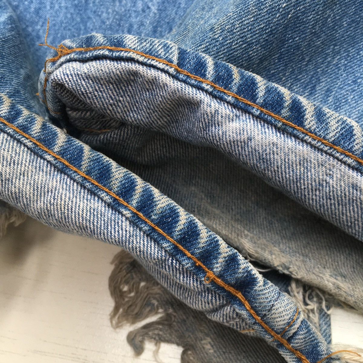 Levi's × Vintage FINAL DROP ‼️ Vintage Levis Orange Tab No Patch Flare Denim Size US 31 - 15 Thumbnail