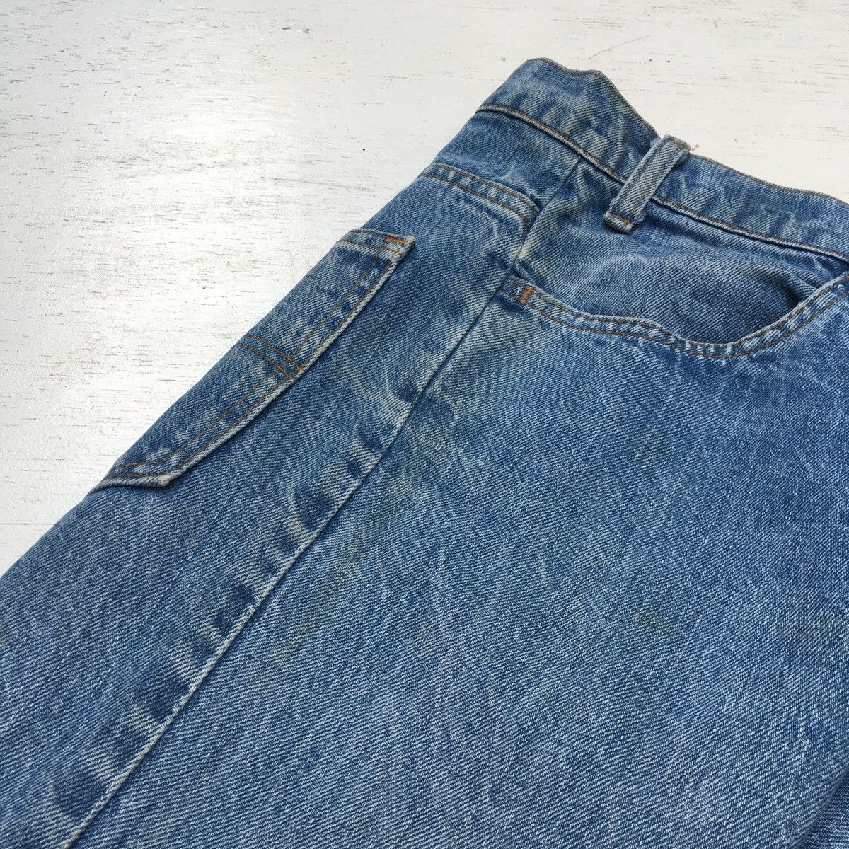 Levi's × Vintage FINAL DROP ‼️ Vintage Levis Orange Tab No Patch Flare Denim Size US 31 - 17 Thumbnail