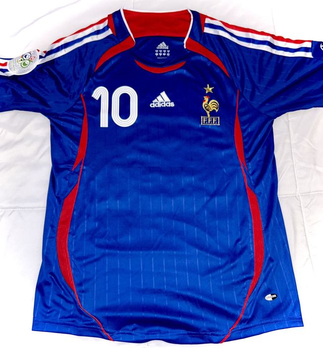 Adidas RETRO FRANCE ZIDANE WORLD CUP KIT | Grailed