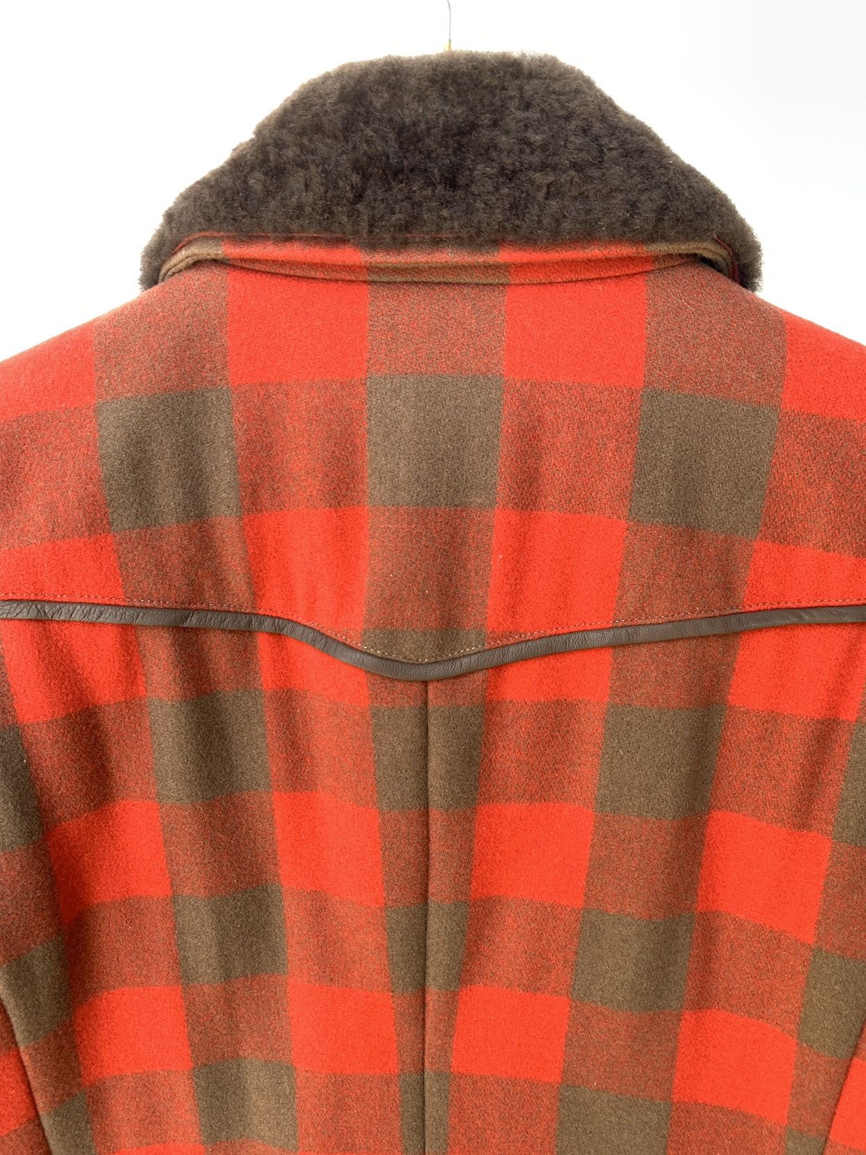 A.P.C. × Vintage 🔥A.P.C Rue Tartan Plaid Wool Western Jacket (Removable Fur) Size US S / EU 44-46 / 1 - 4 Thumbnail