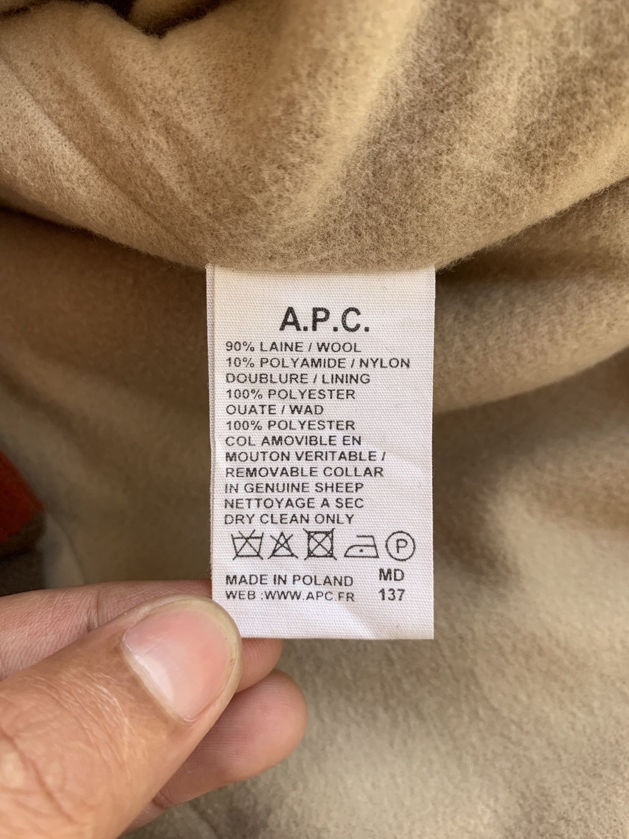 A.P.C. × Vintage 🔥A.P.C Rue Tartan Plaid Wool Western Jacket (Removable Fur) Size US S / EU 44-46 / 1 - 9 Thumbnail