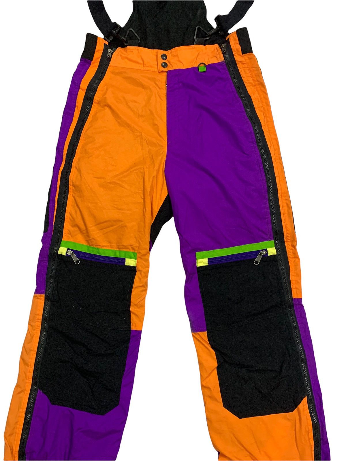 The North Face 🔥RARE TNF MULTICOLOUR SKI BIB CHILL OUT Size US 32 / EU 48 - 4 Thumbnail